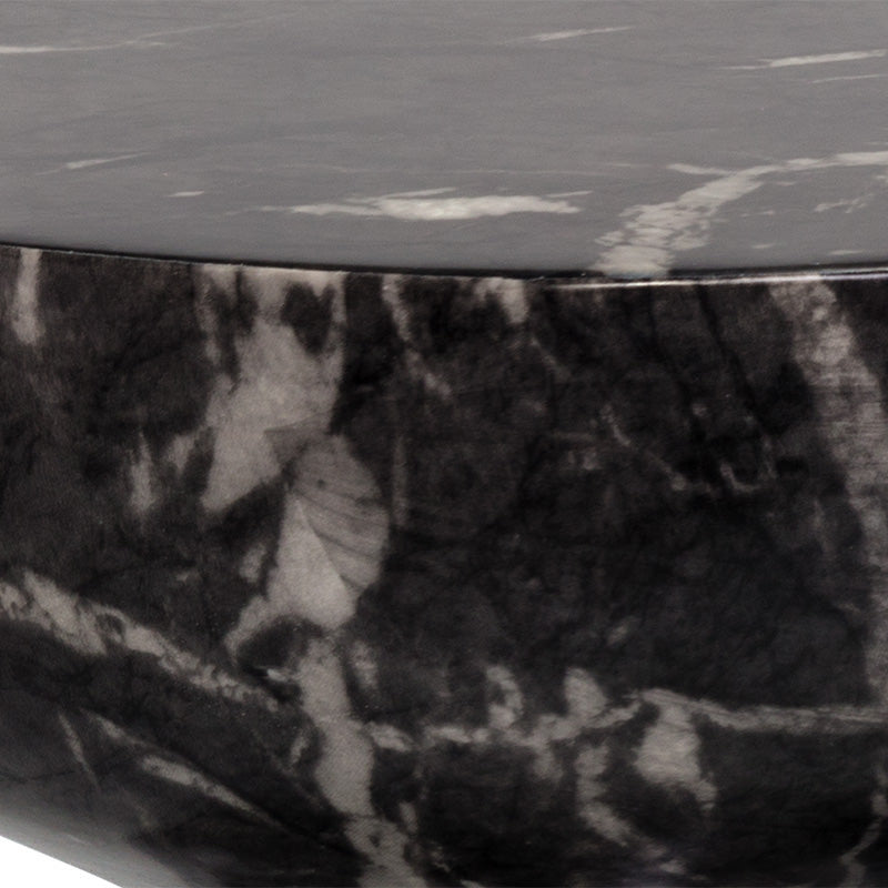 Goya End Table - Black Marble Look