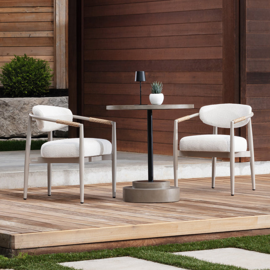 Marlowe Bistro Table - Grey 27.5"