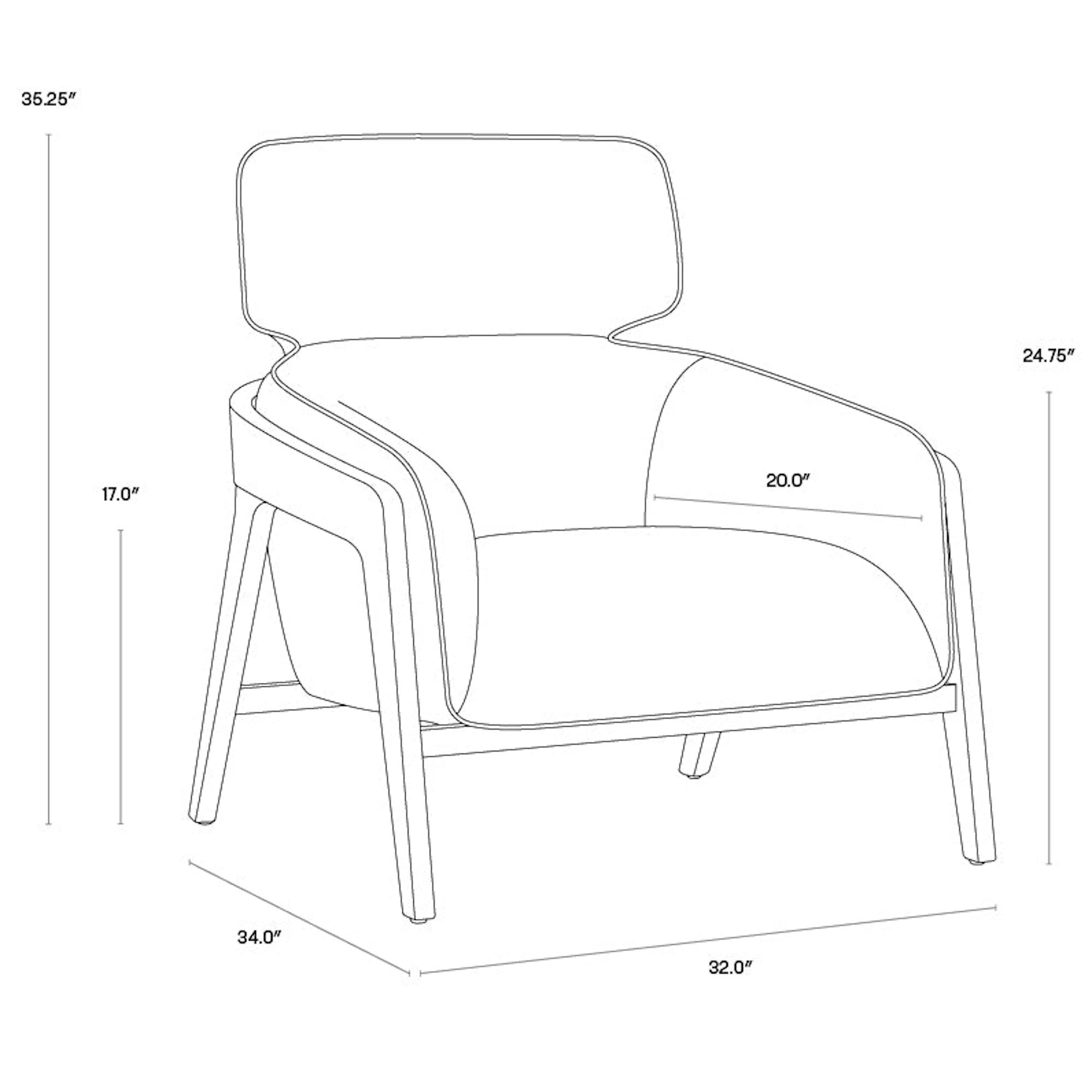 Maximus Lounge Chair - Moss Green
