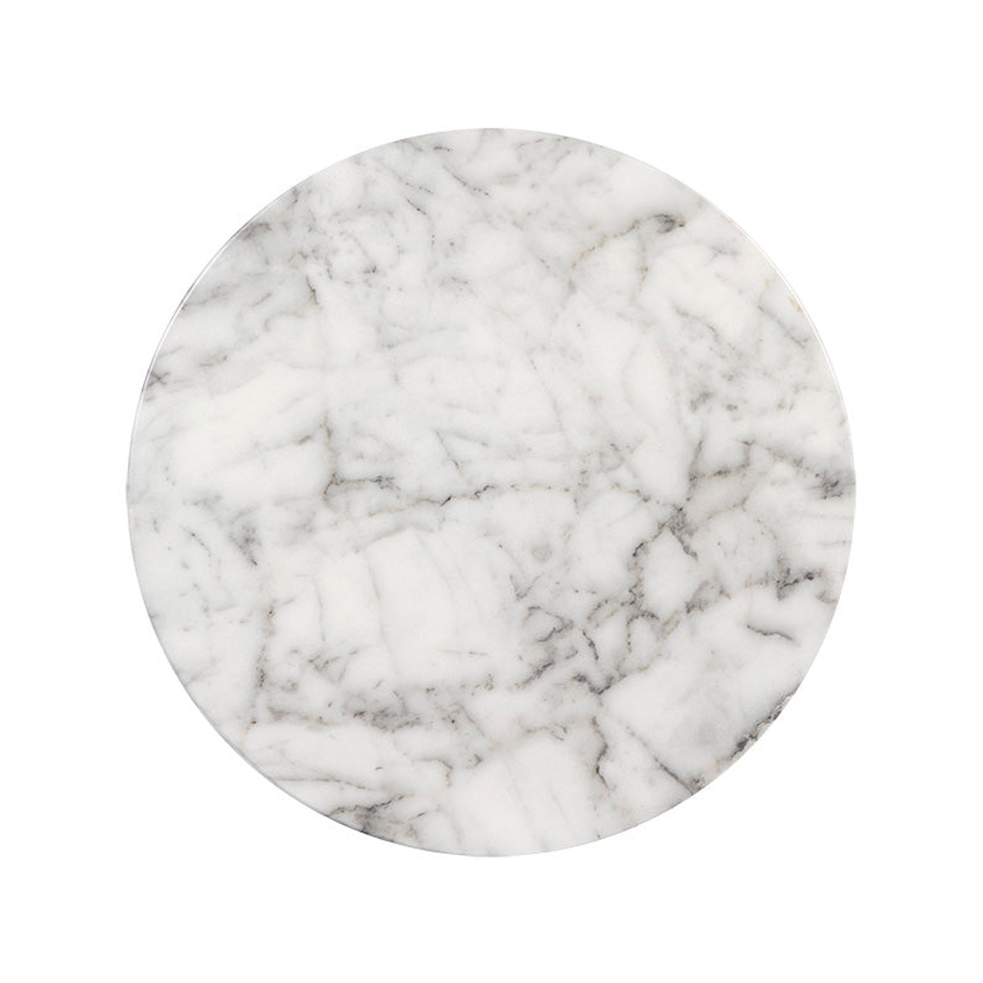 Lucida End Table - White Marble