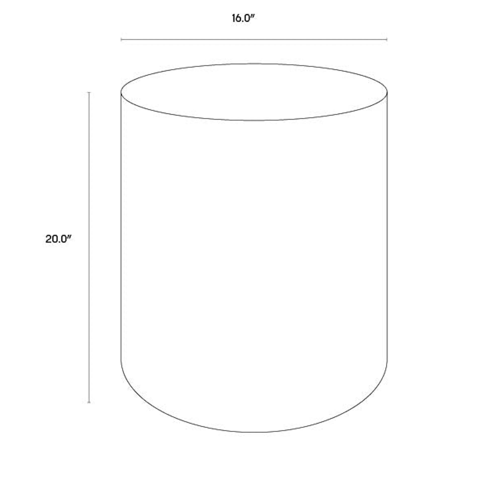 Diaz End Table - Marble Look