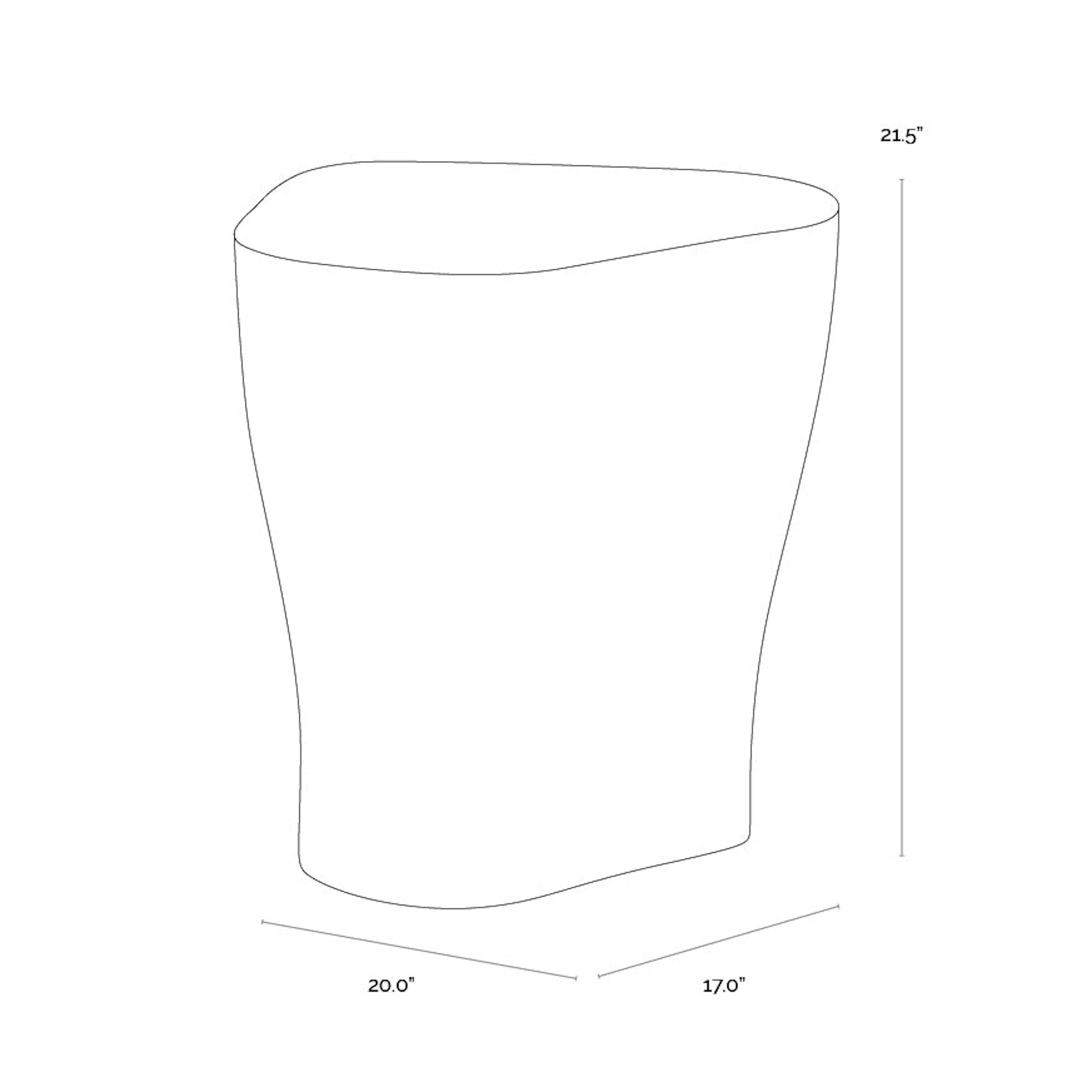 Dali End Table - Marble Large