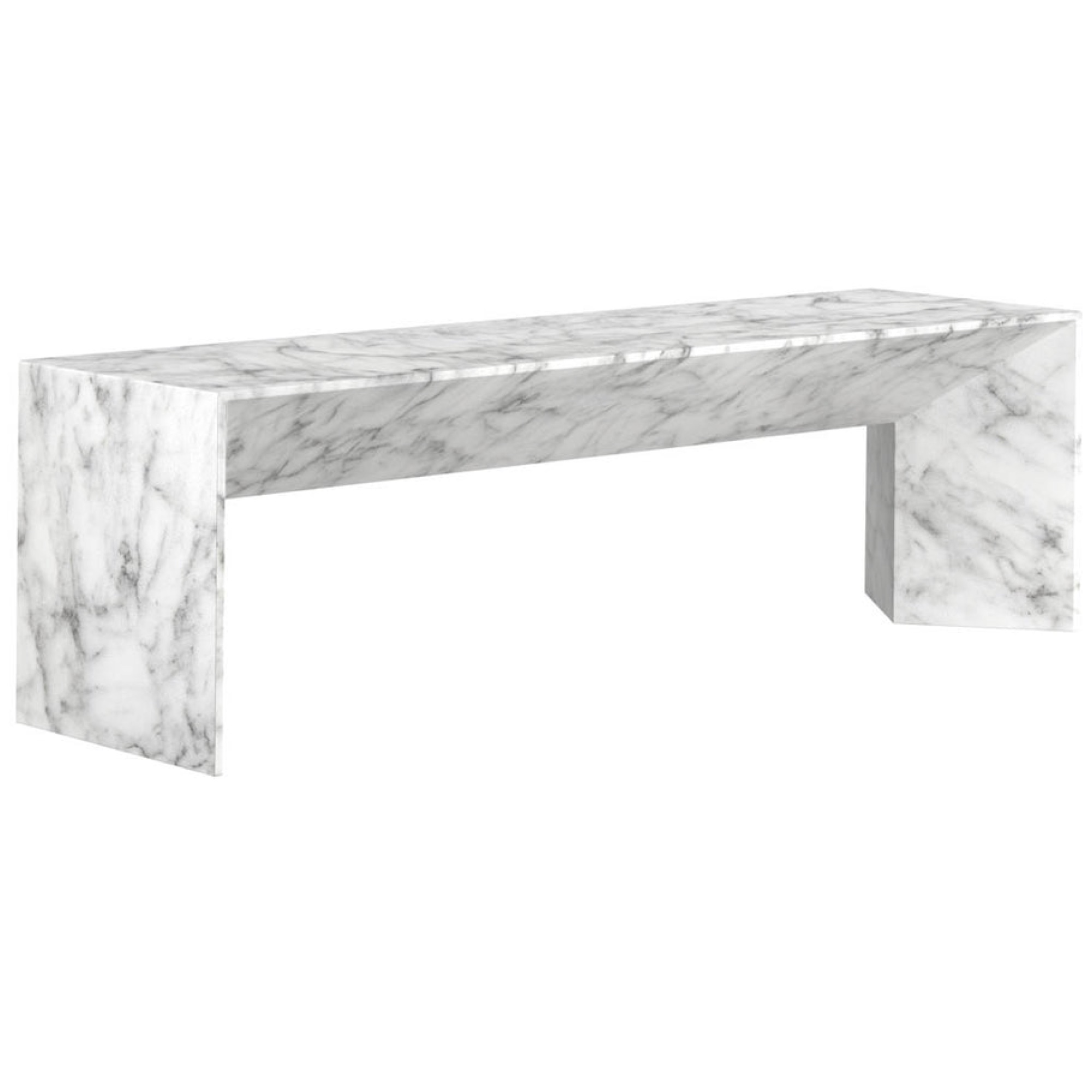 Nomad Bench - Marble look