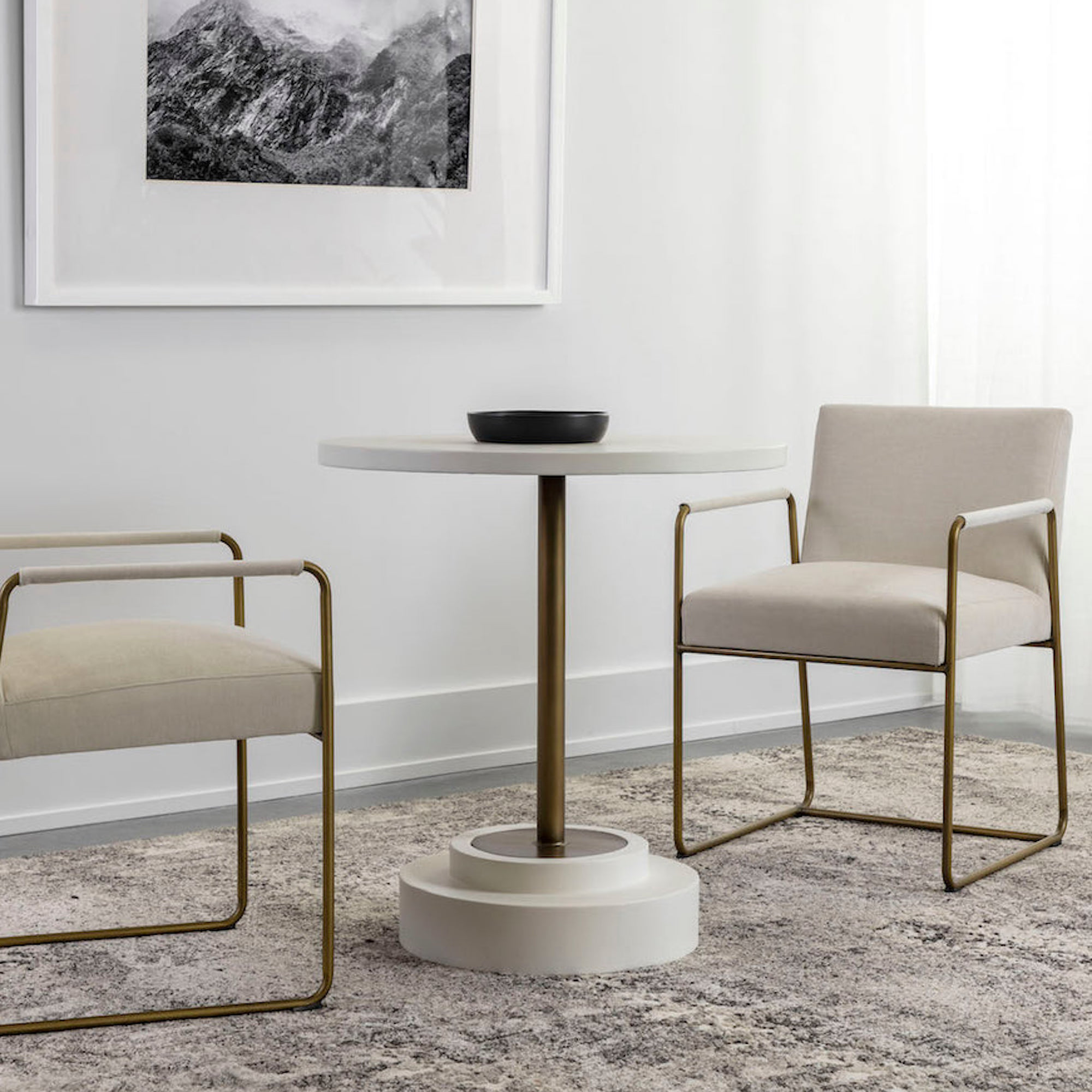 Marlowe Bistro Table - White 27.5"