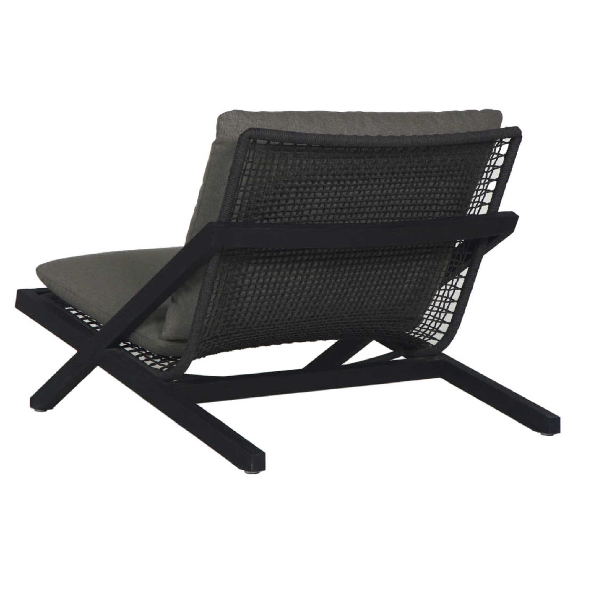 Bari Lounge Chair - Charcoal