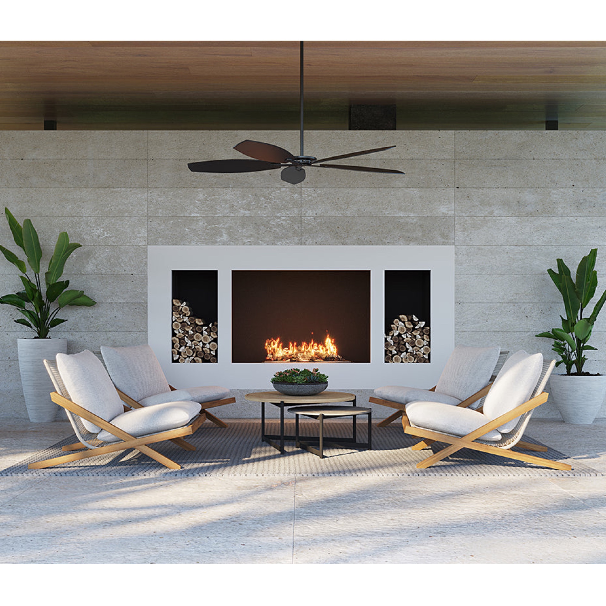 Bari Lounge Chair - Natural