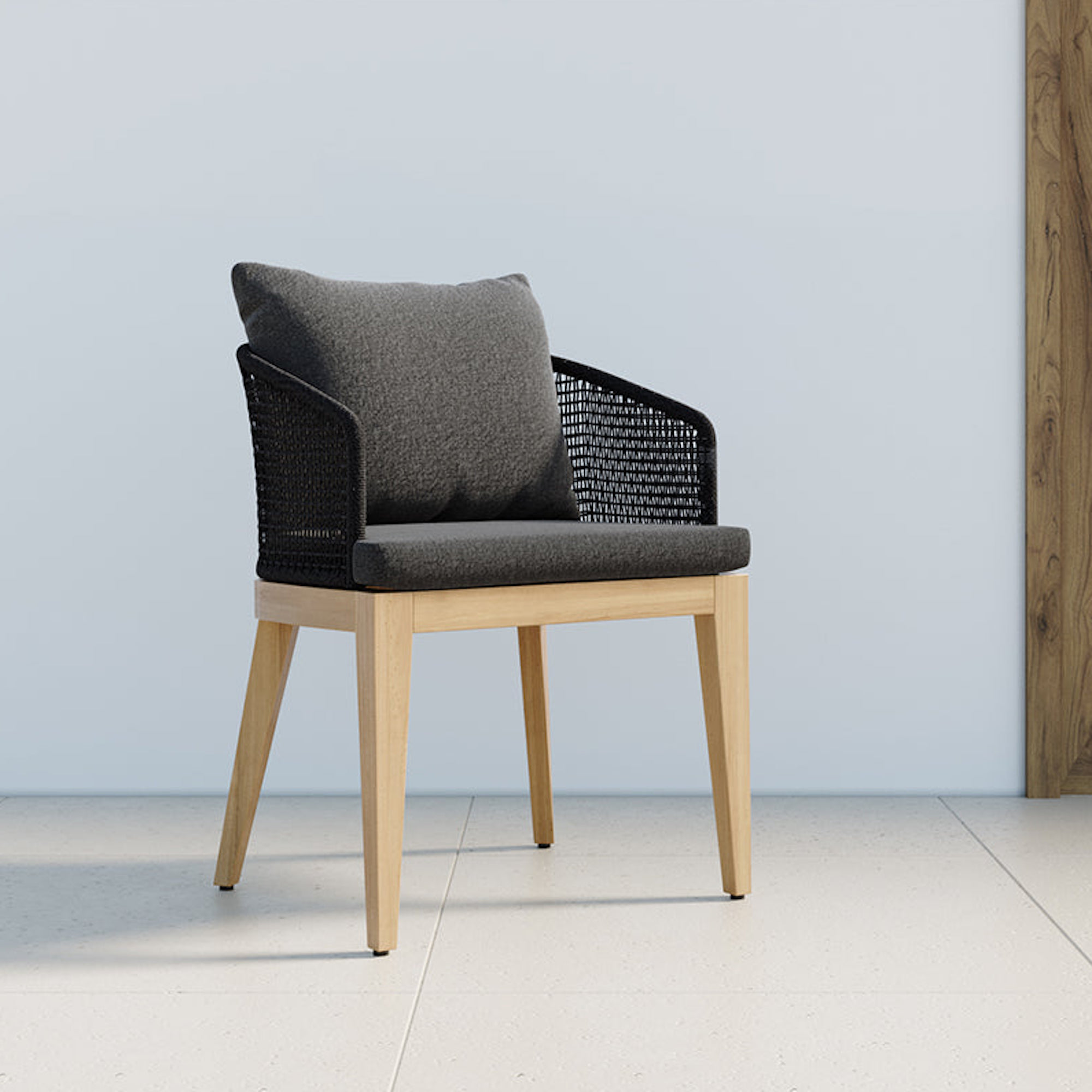 Capri Dining Armchair - Drift Brown