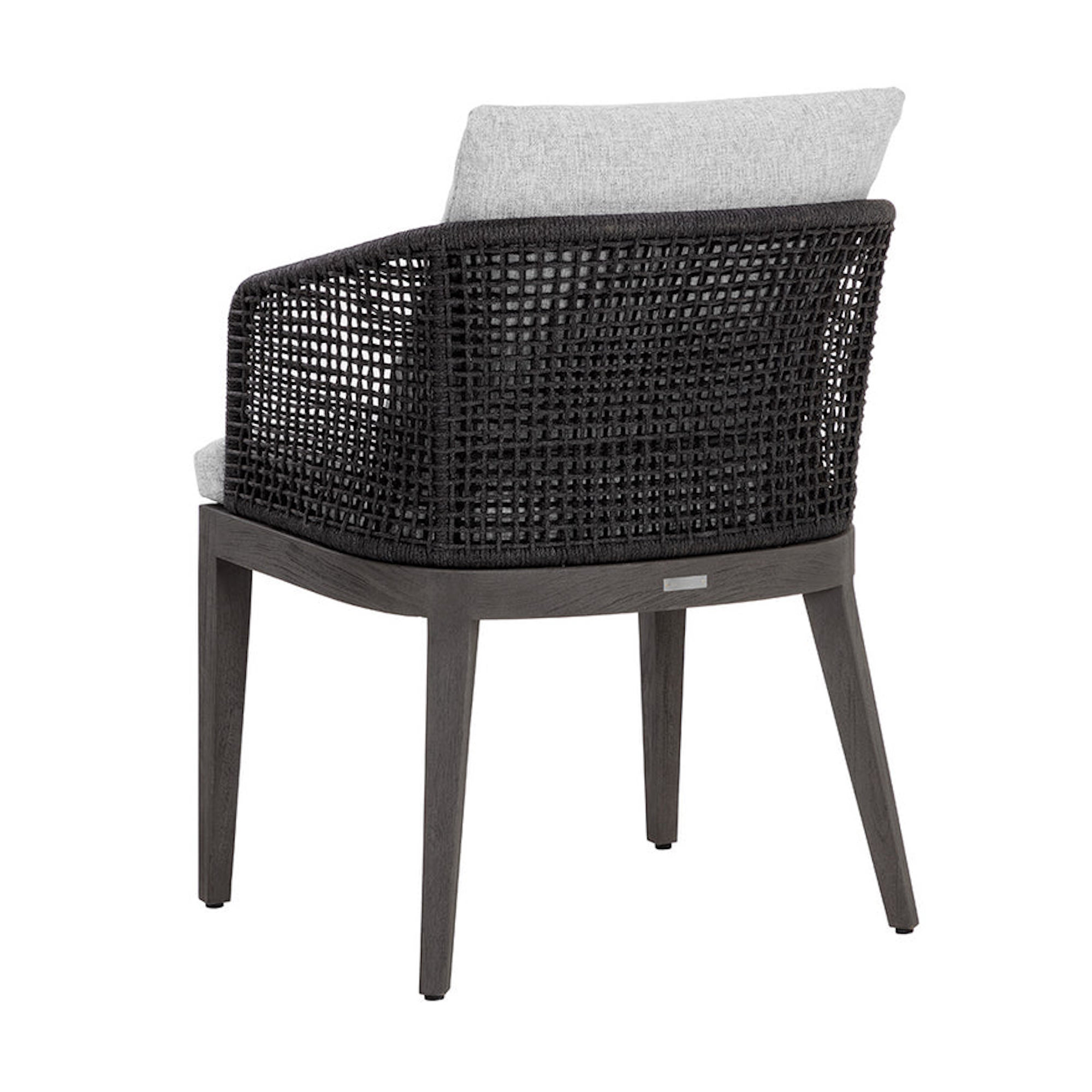 Capri Dining Armchair - Smoke Grey