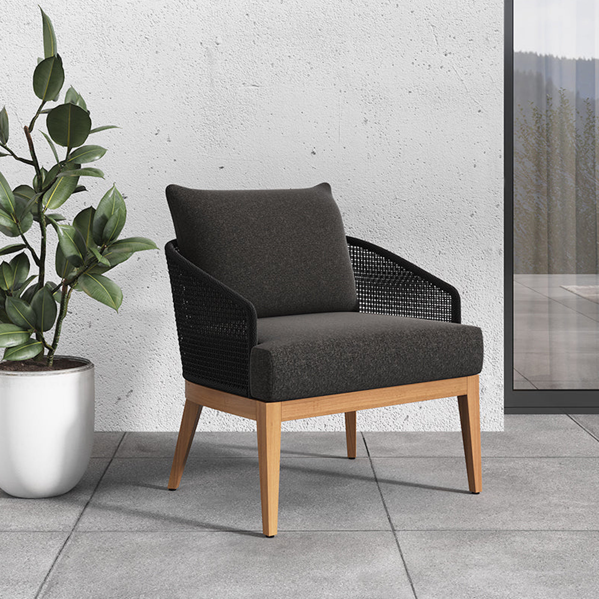 Capri Lounge Chair - Natural