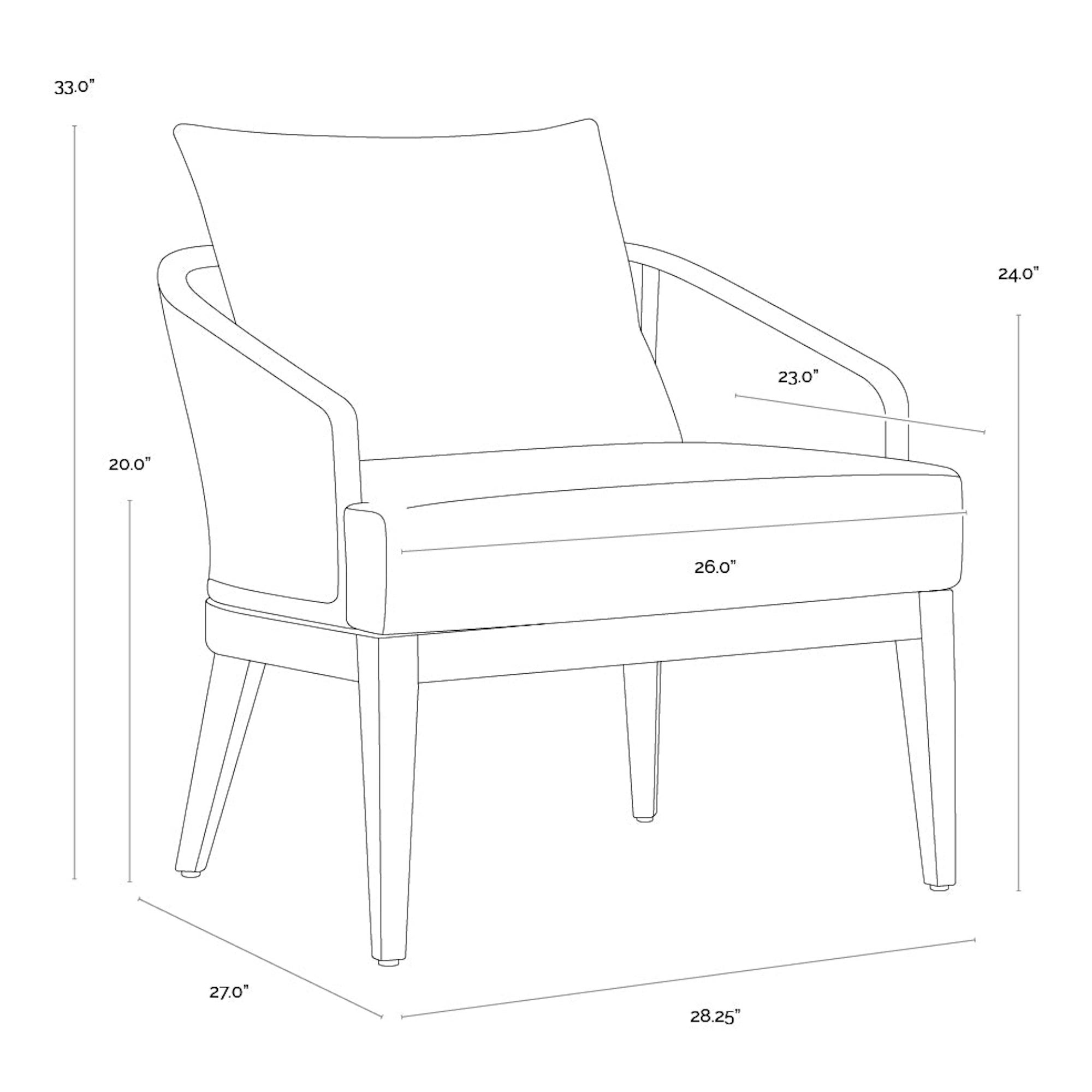 Capri Lounge Chair - Natural