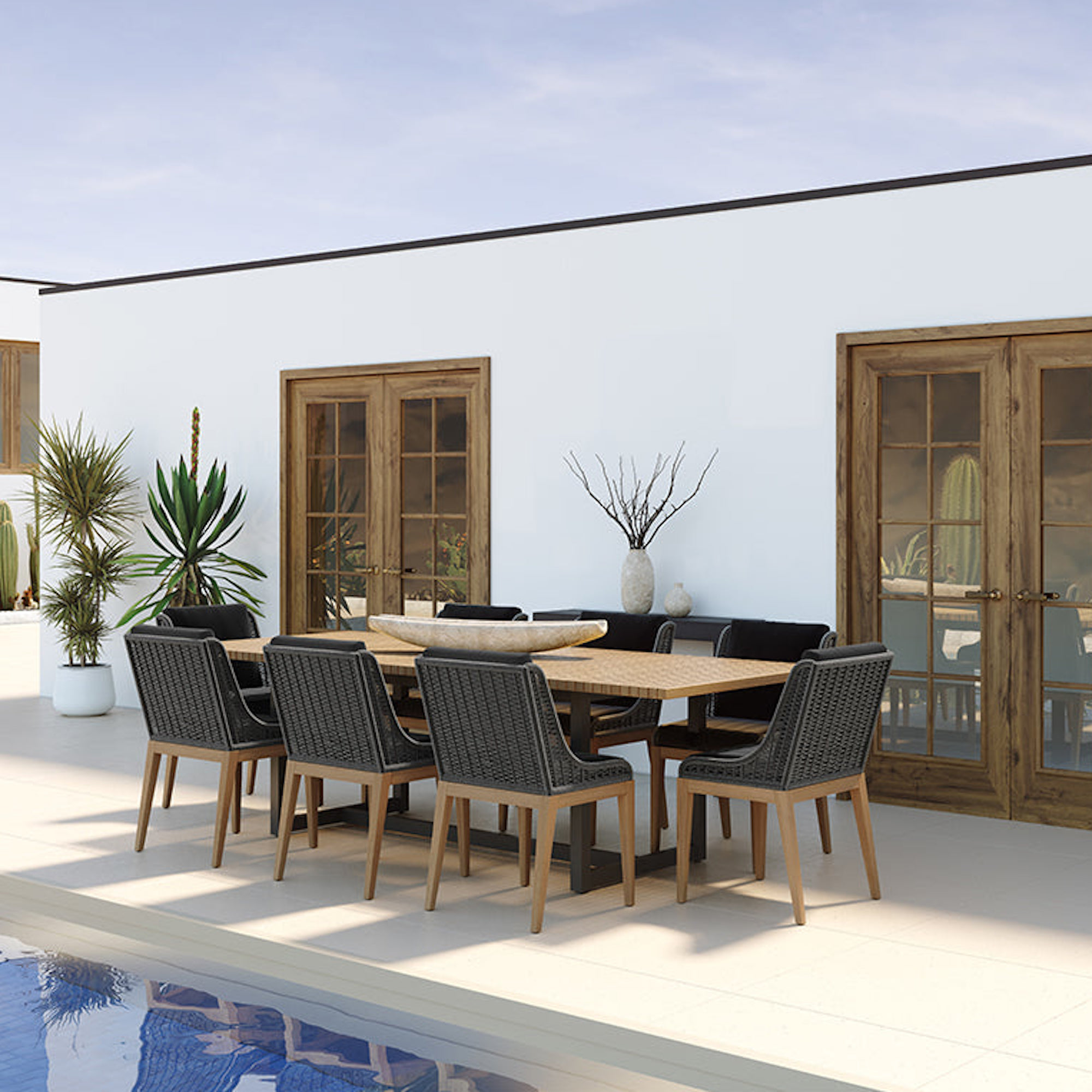 Geneve Extension Dining Table - 83" - 107"