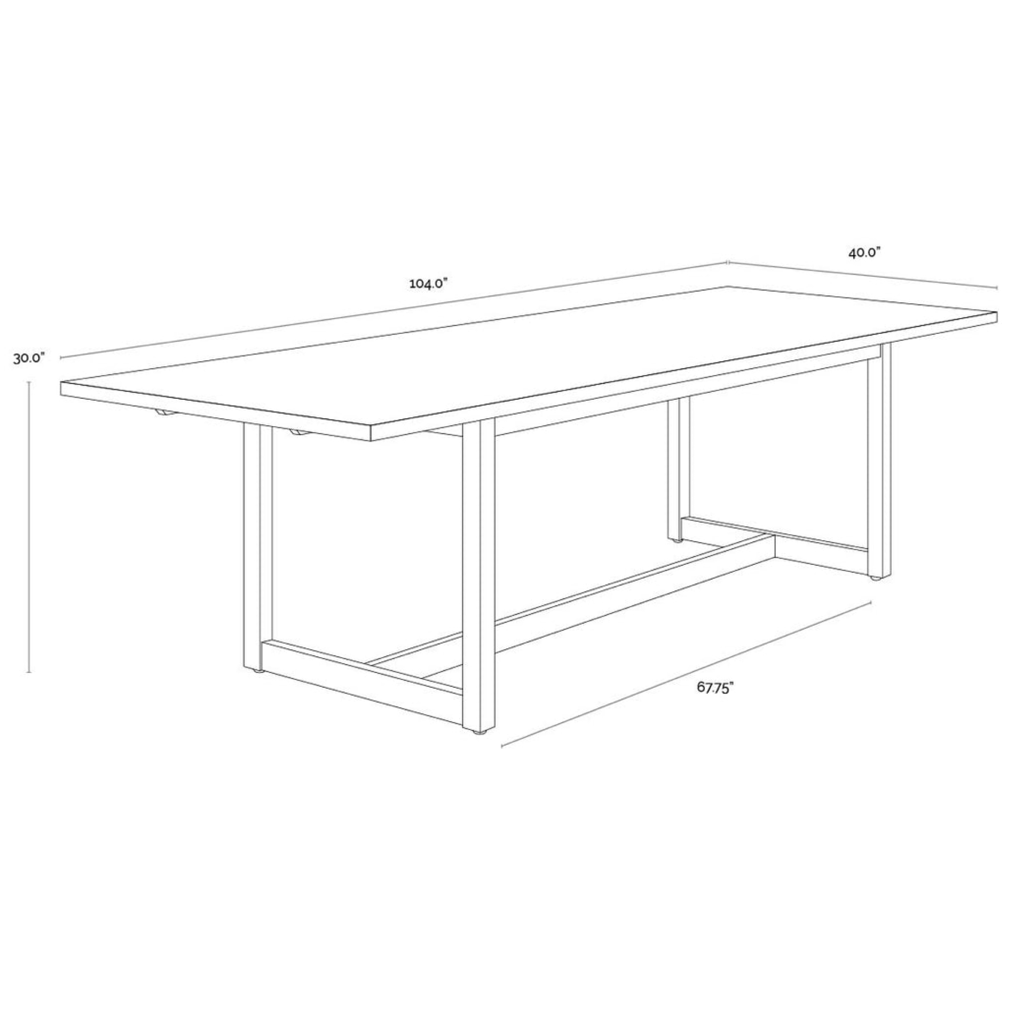 Geneve Extension Dining Table - 83" - 107"