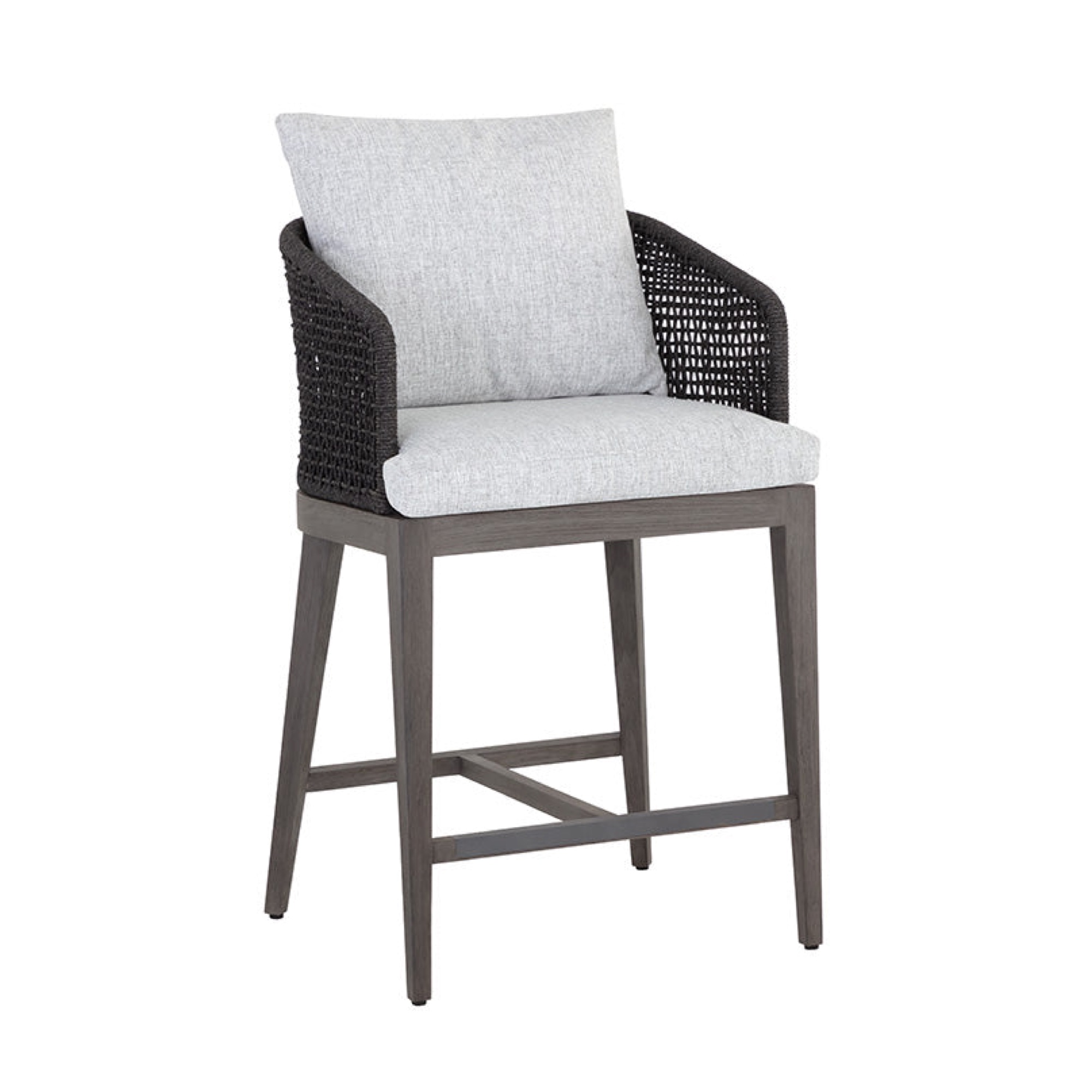 Capri Counter Stool - Smoke Grey