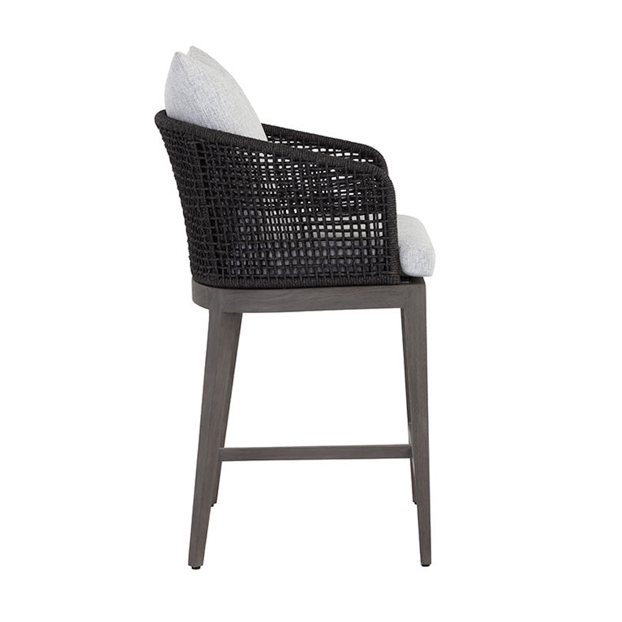 Capri Counter Stool - Smoke Grey