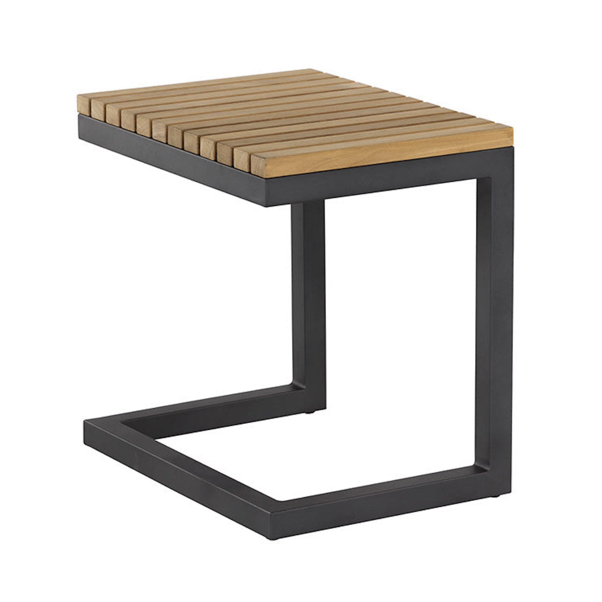 Geneve C-shaped End Table