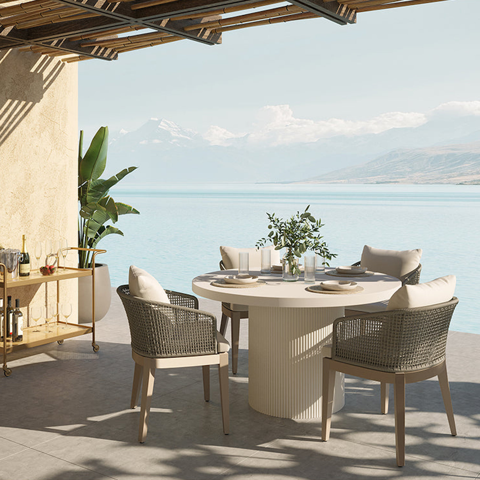 Nicolette Dining Table - 55”