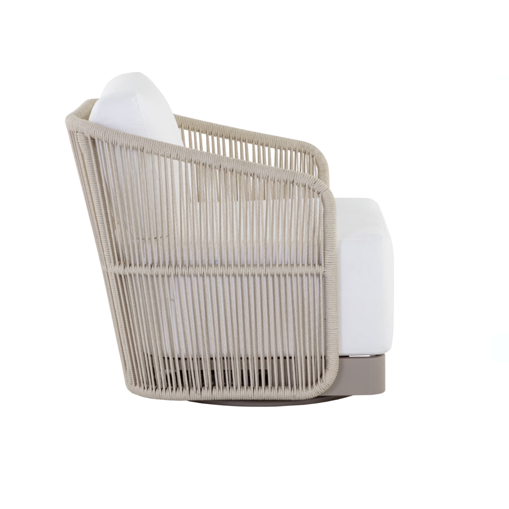 Allariz Swivel Armchair - Greige