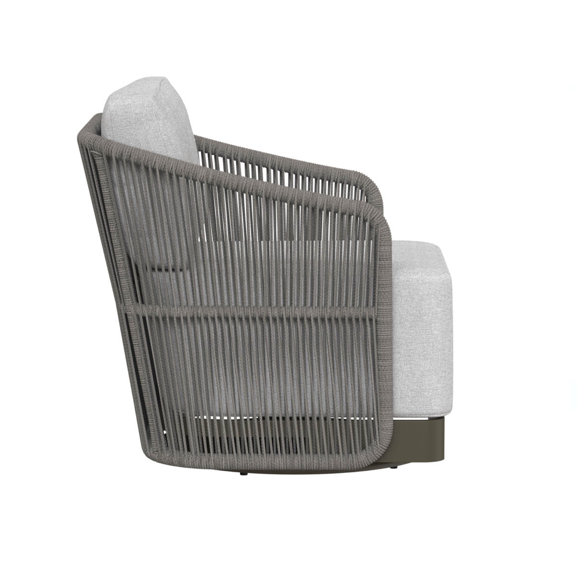 Allariz Swivel Armchair - Warm Grey