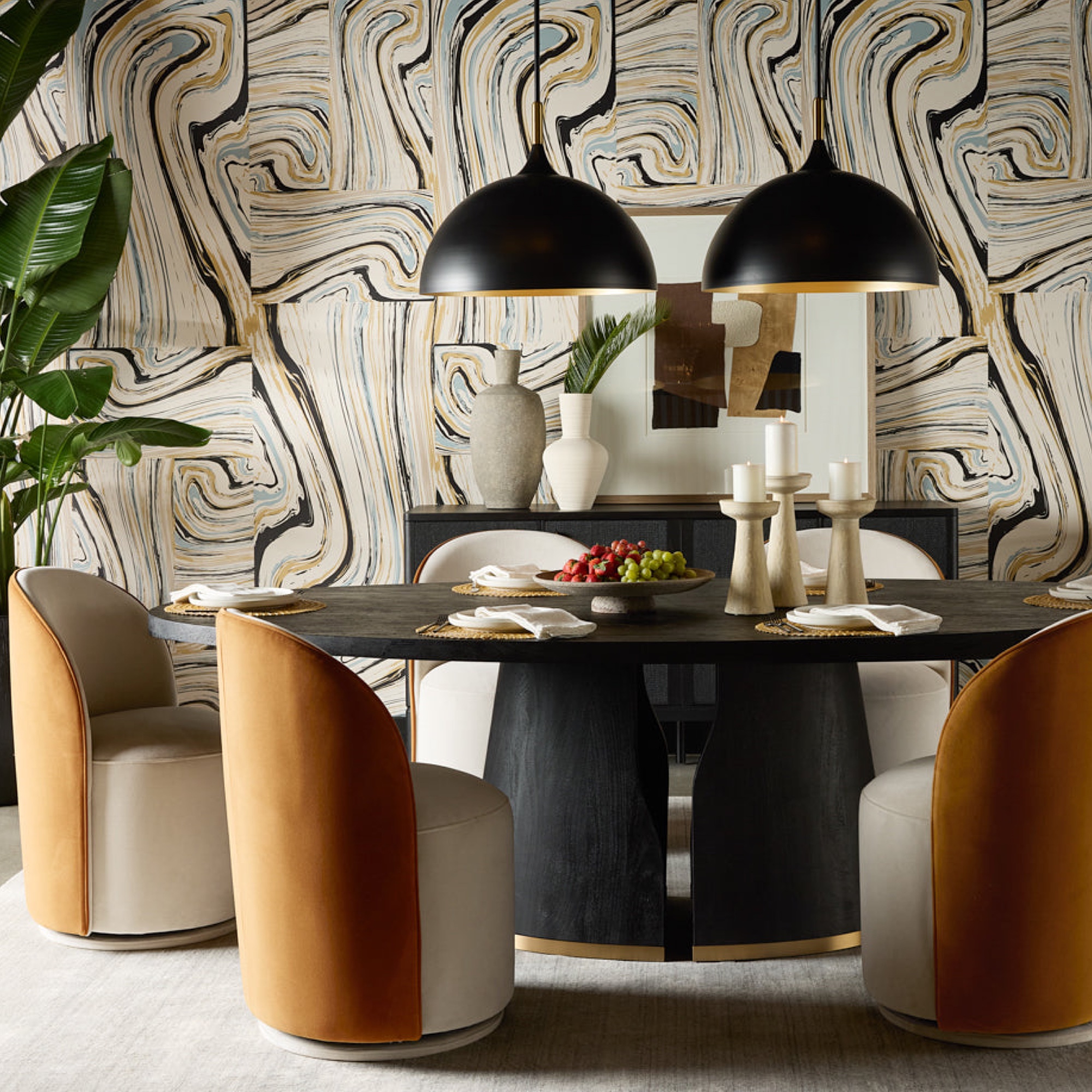 Cavoli Swivel Dining Chair
