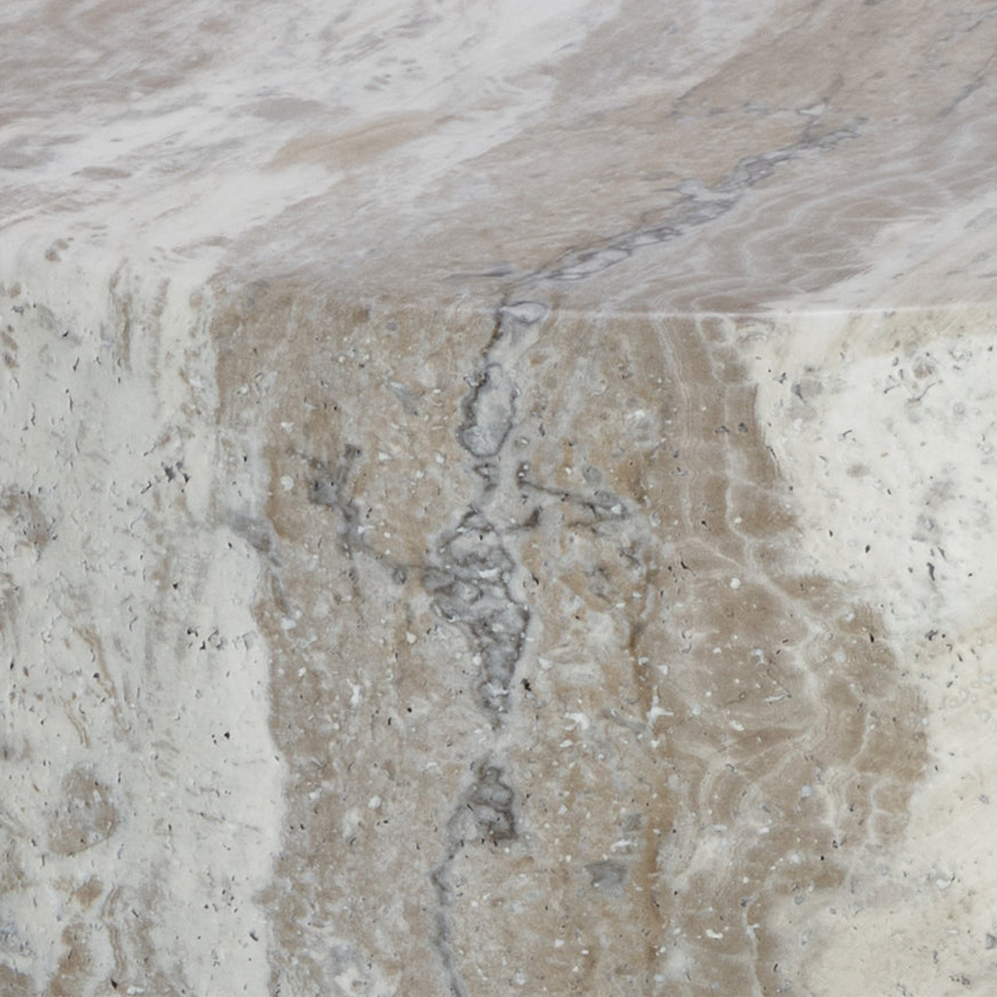 Brie End Table - Sand Marble
