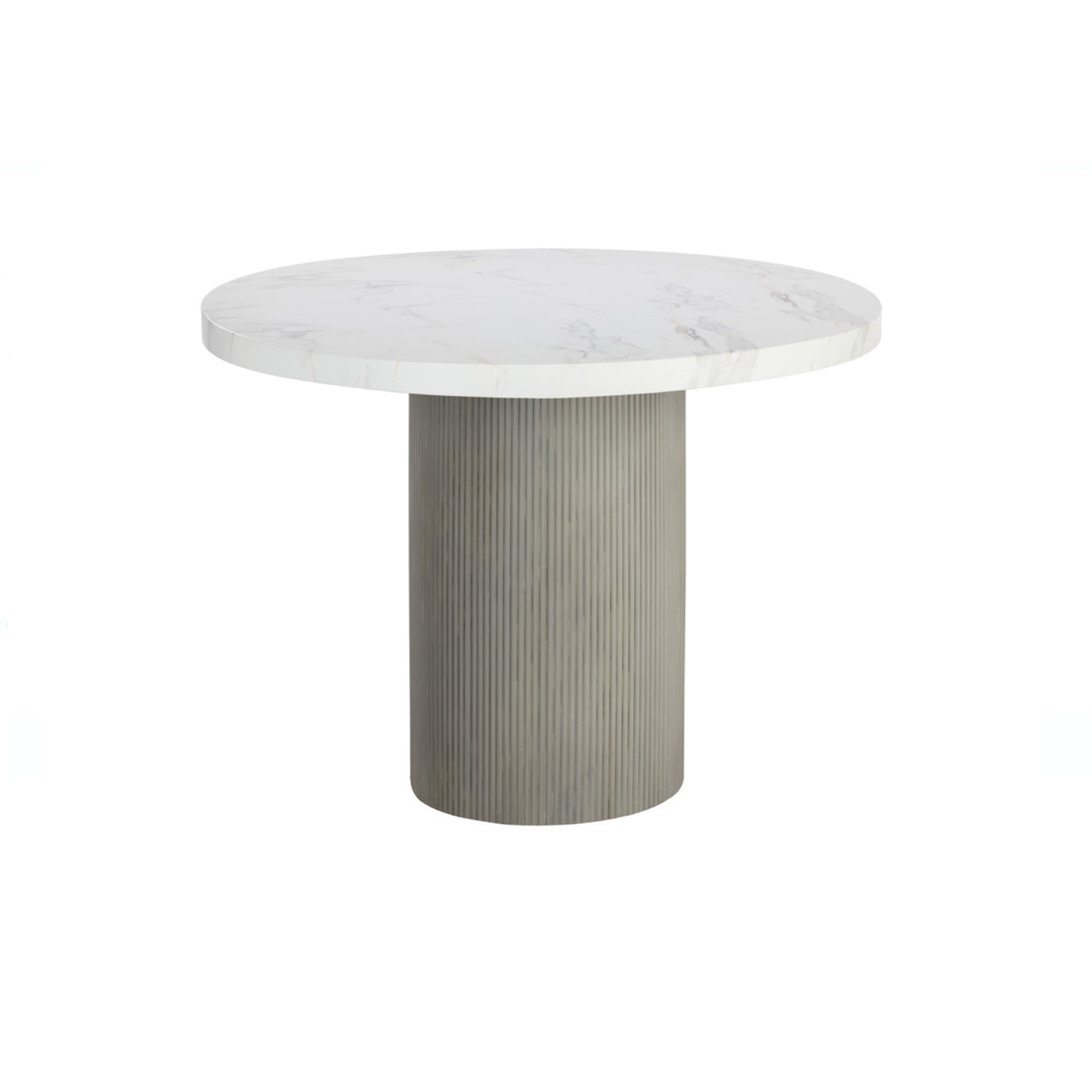 Nicolette Dining Table - Marble Look - 40"