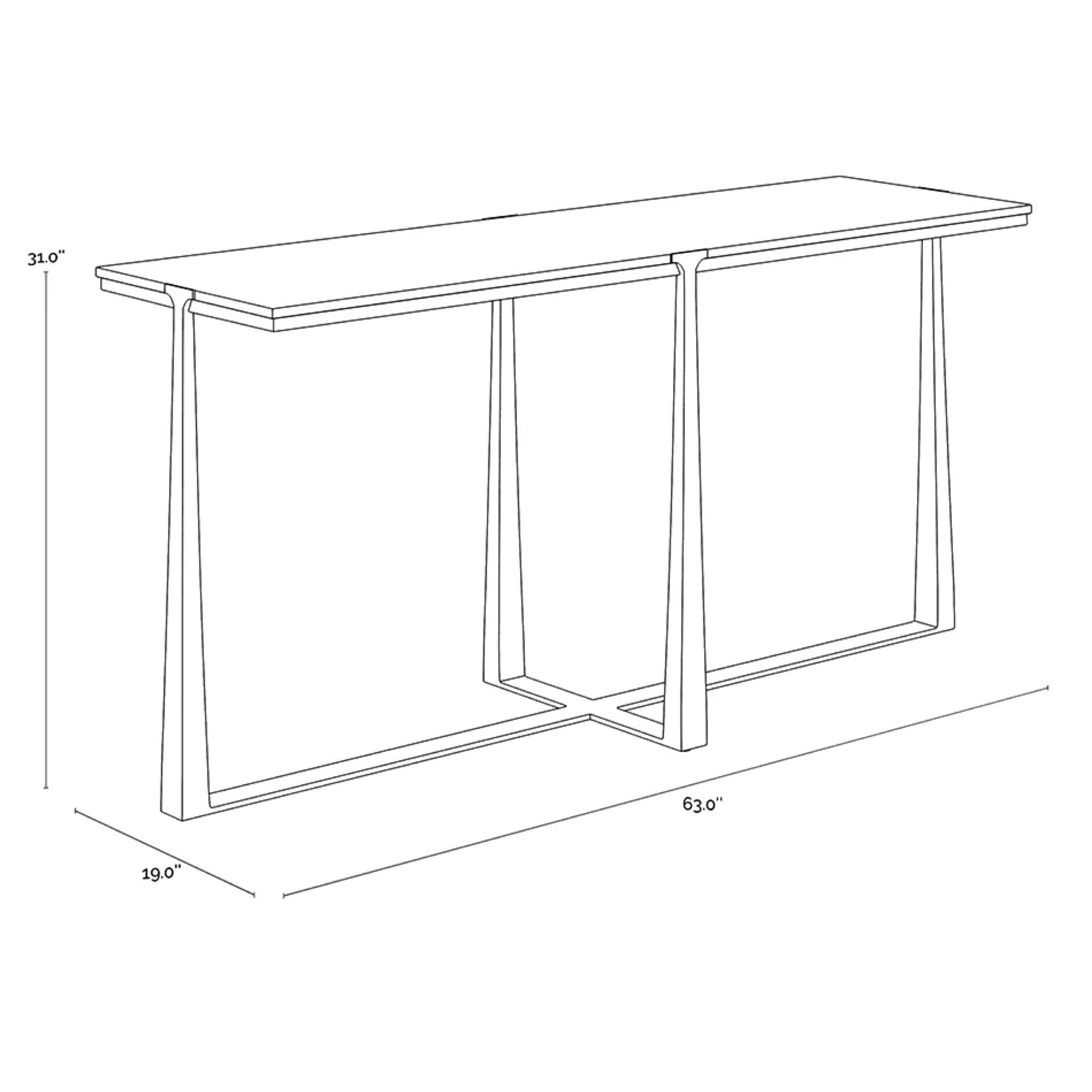 Cowell Console Table