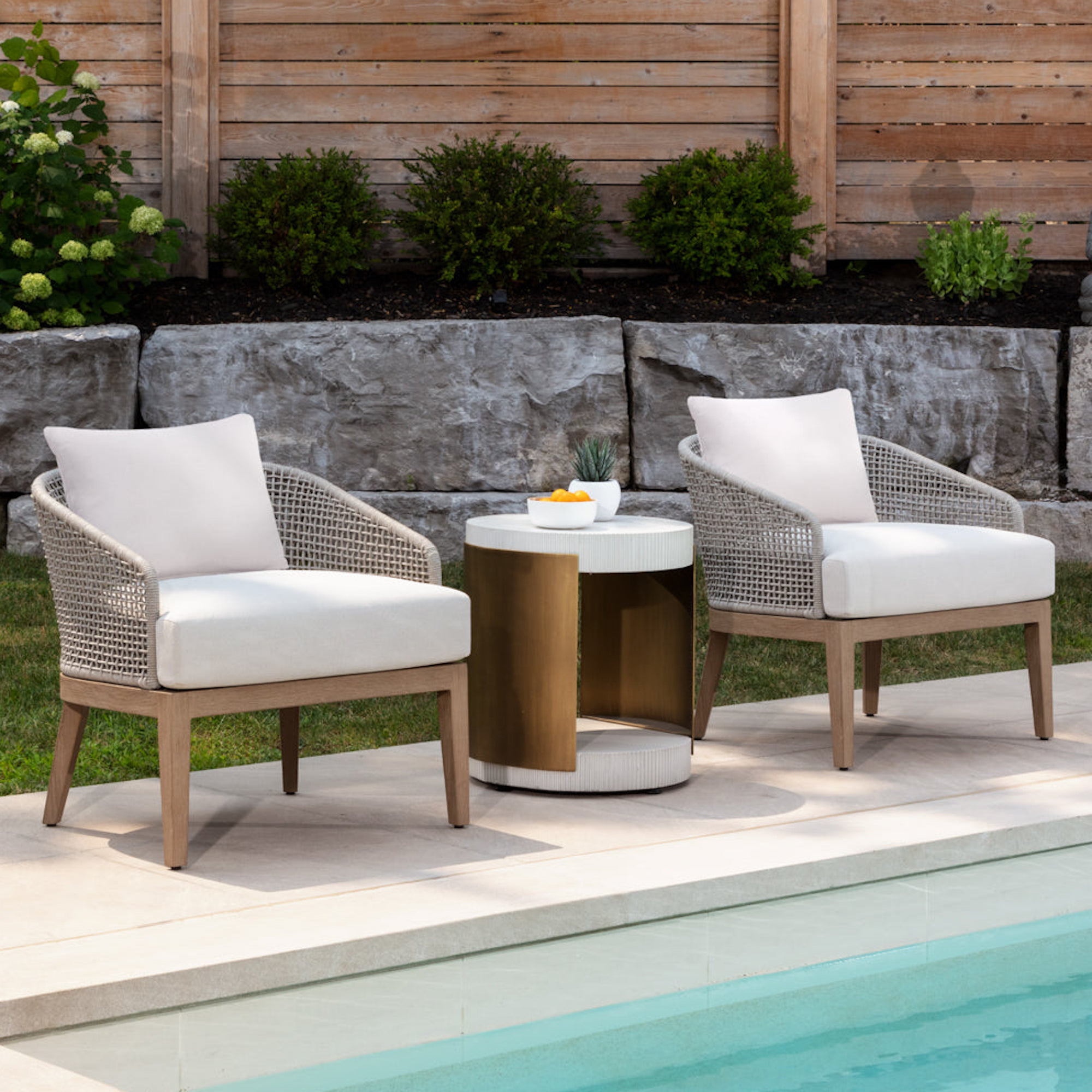 Capri Lounge Chair - Drift Brown