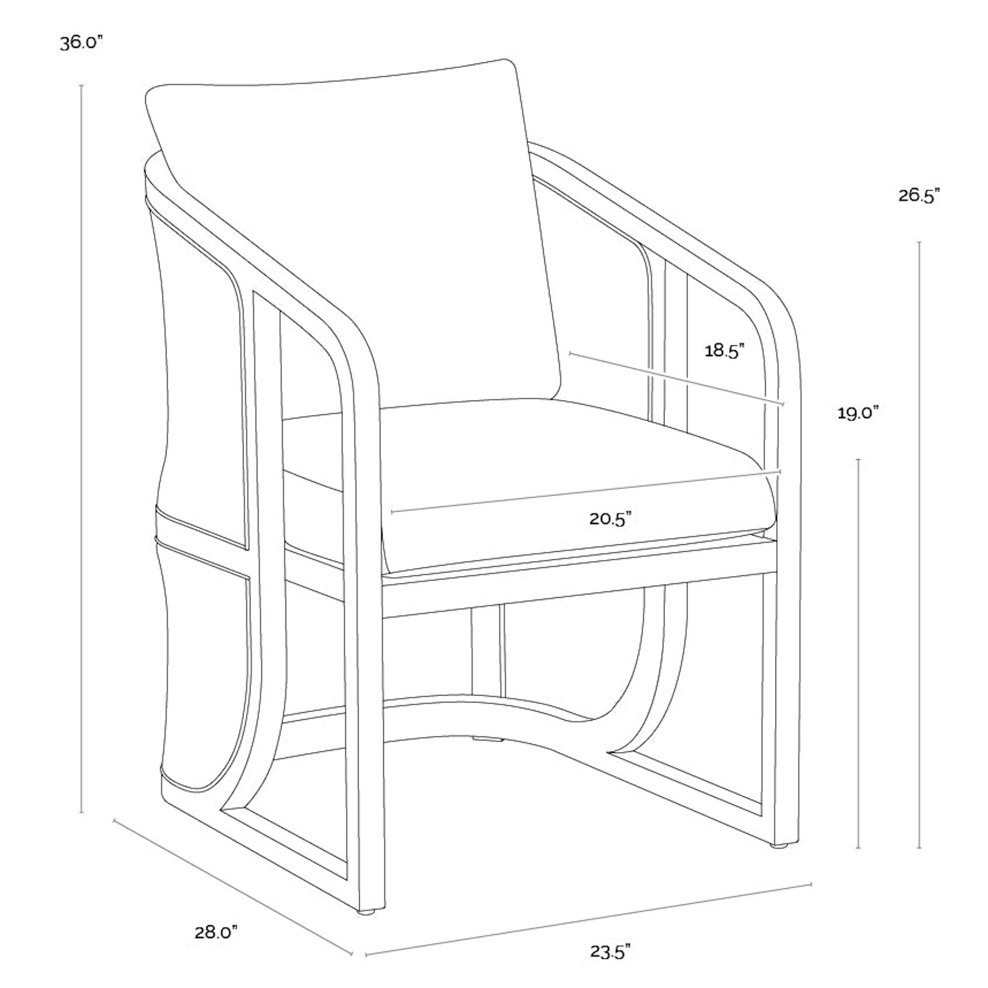Palermo Dining Chair - Charcoal