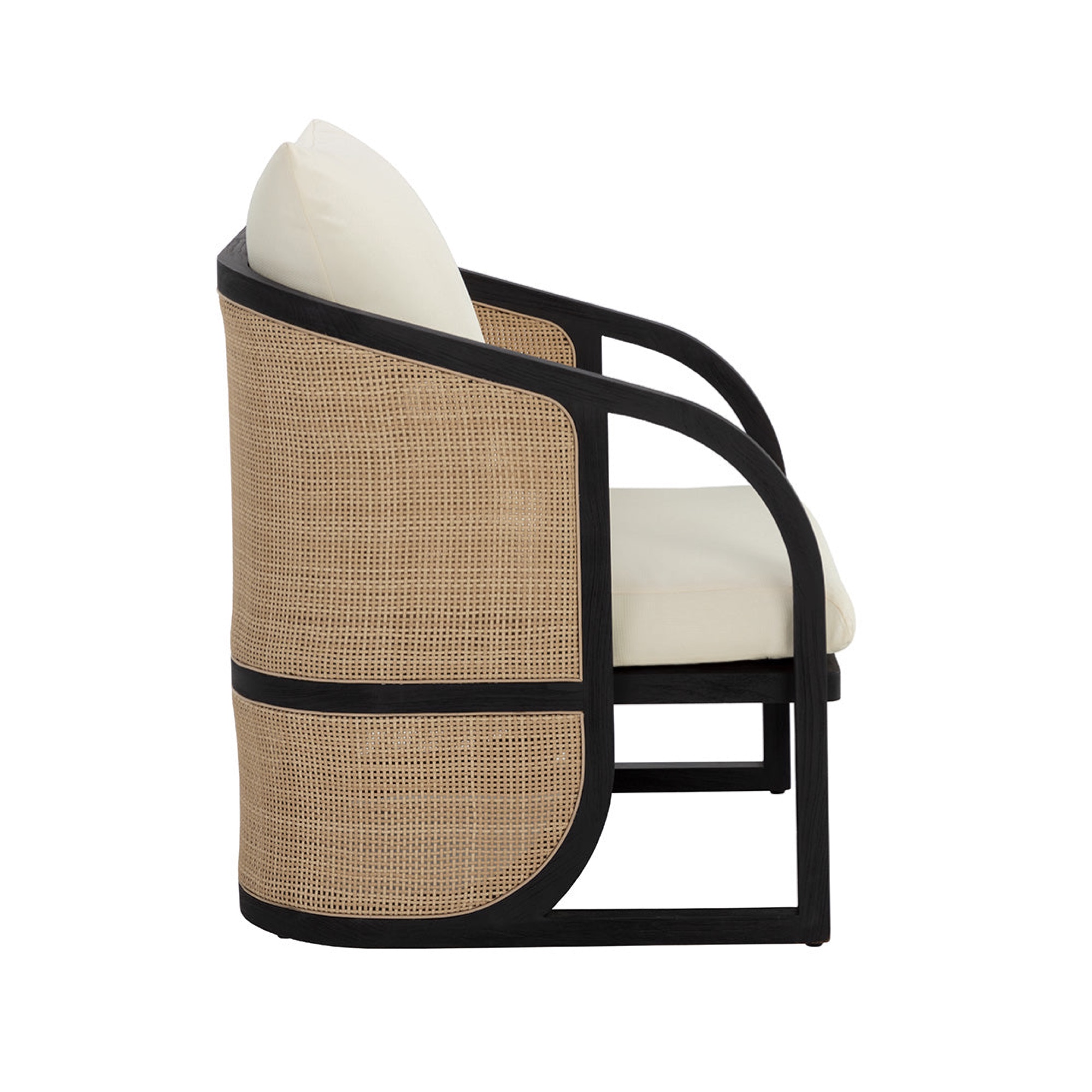 Palermo Lounge Chair - Charcoal