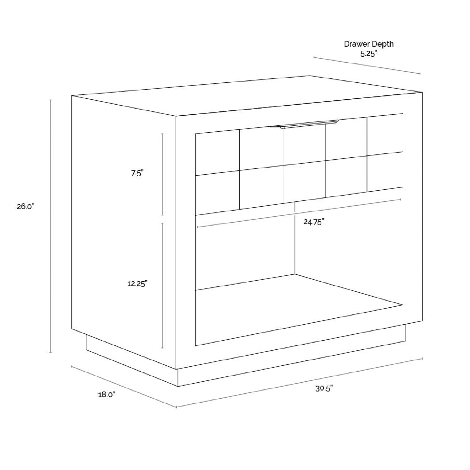 Akava Nightstand