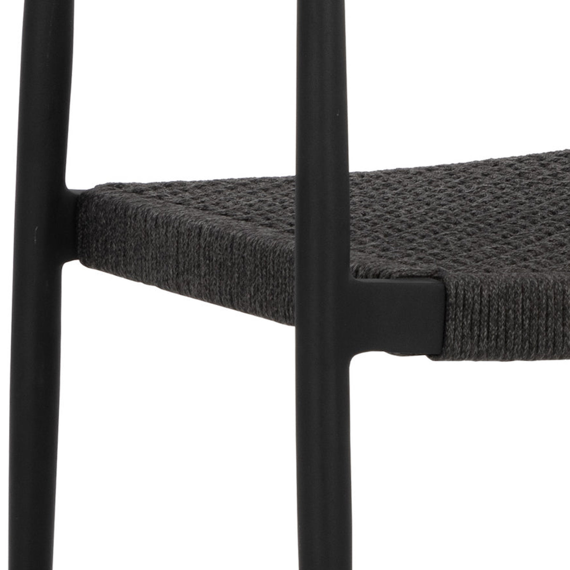 Nava Stackable Dining Armchair - Black