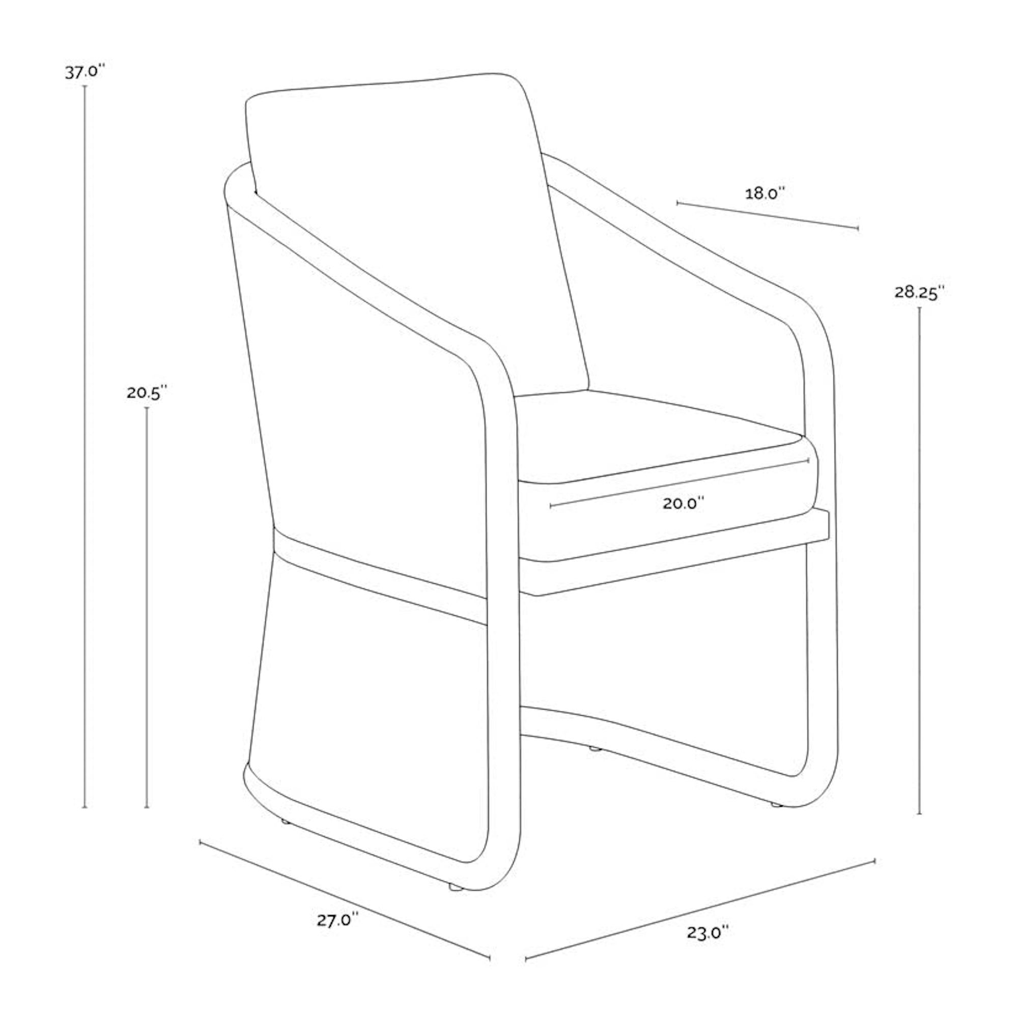 Allariz Dining Armchair - Greige