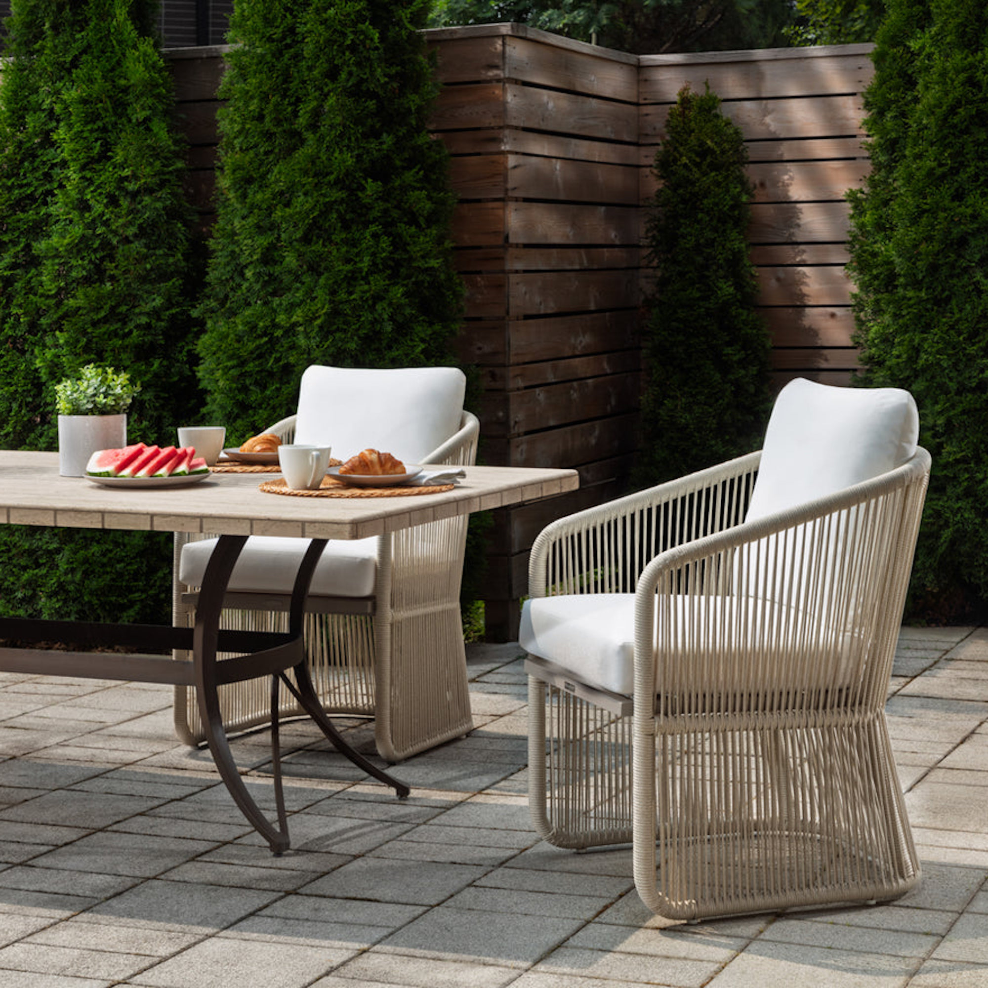 Allariz Dining Armchair - Greige