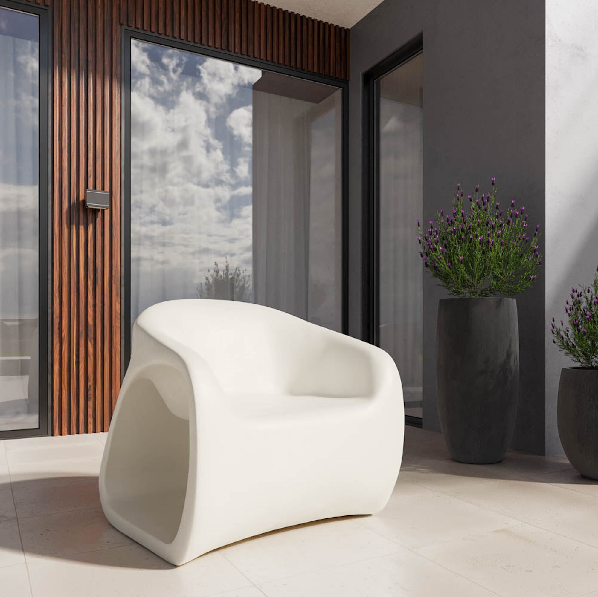 Orson Lounge Chair - Cream