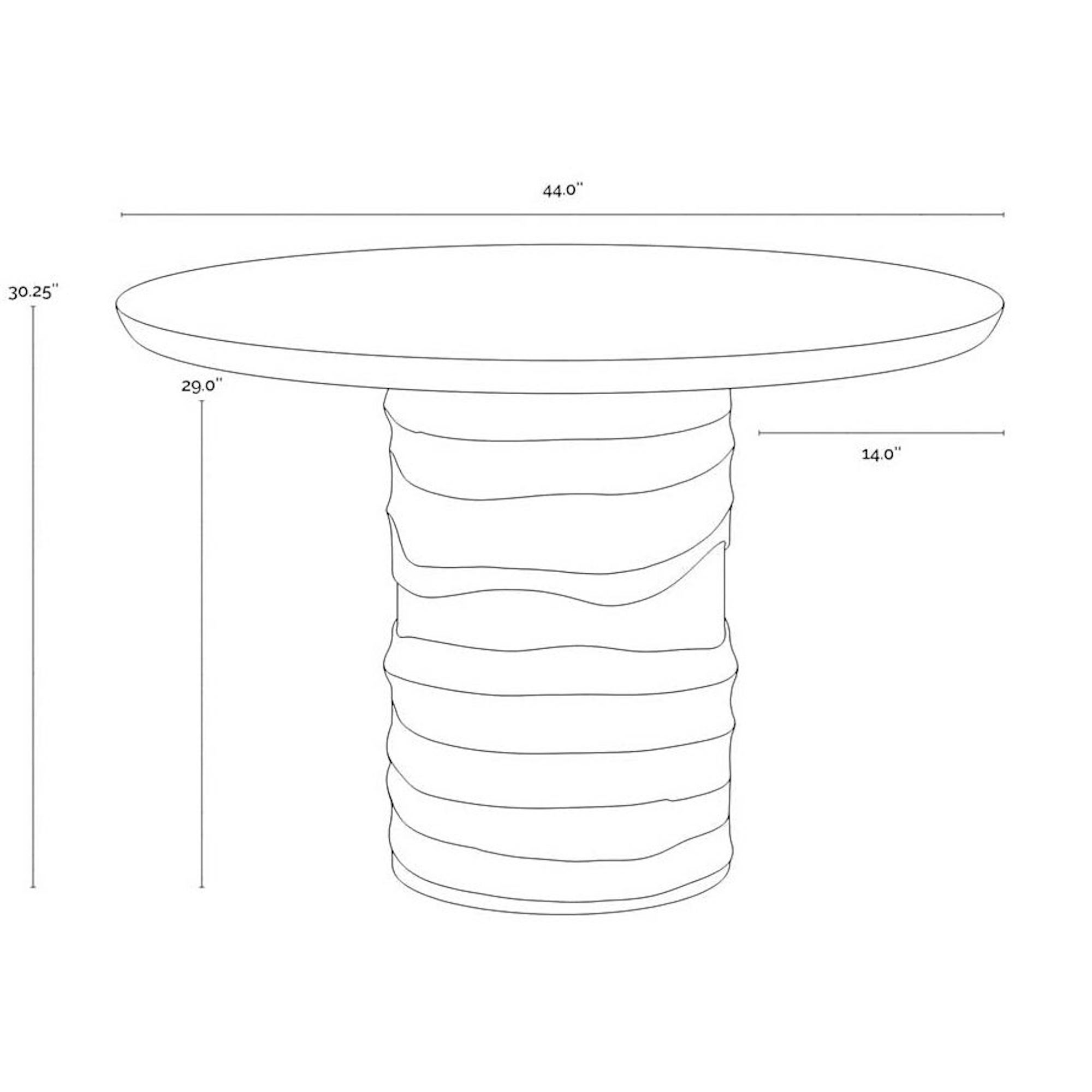 Alanya Dining Table - 44"