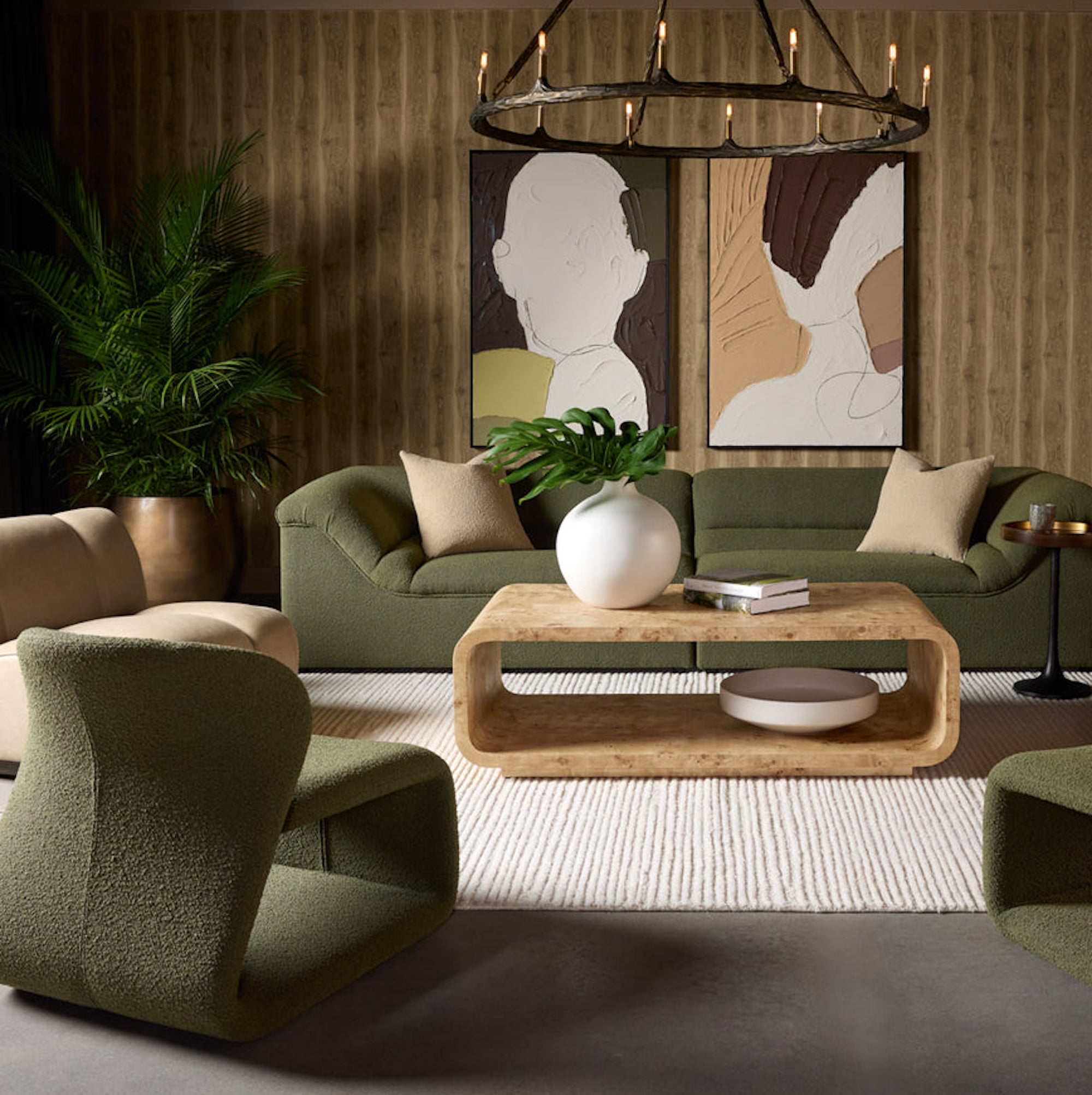 Sophiene Lounge Chair - Copenhagen Olive
