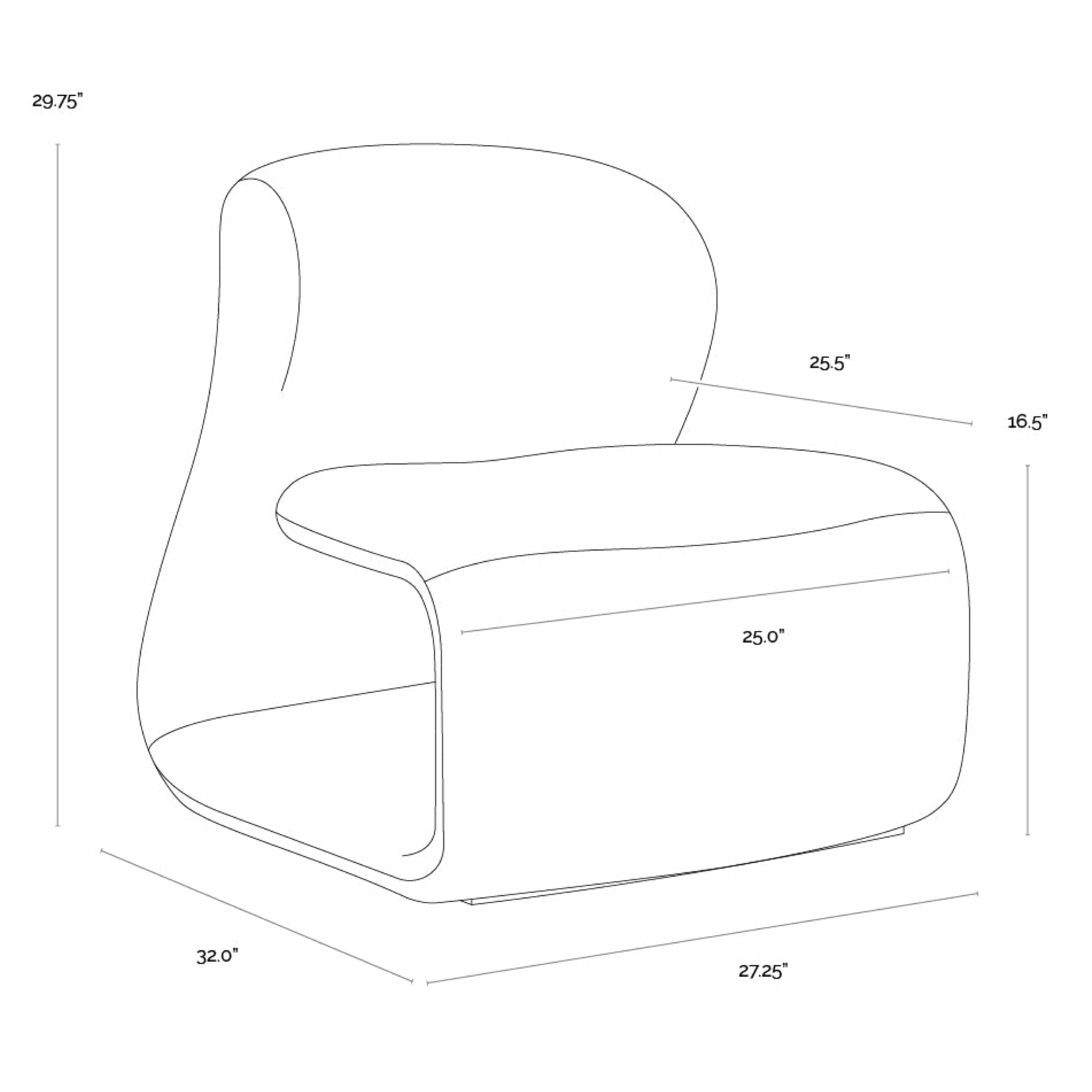 Sophiene Lounge Chair - Copenhagen Olive