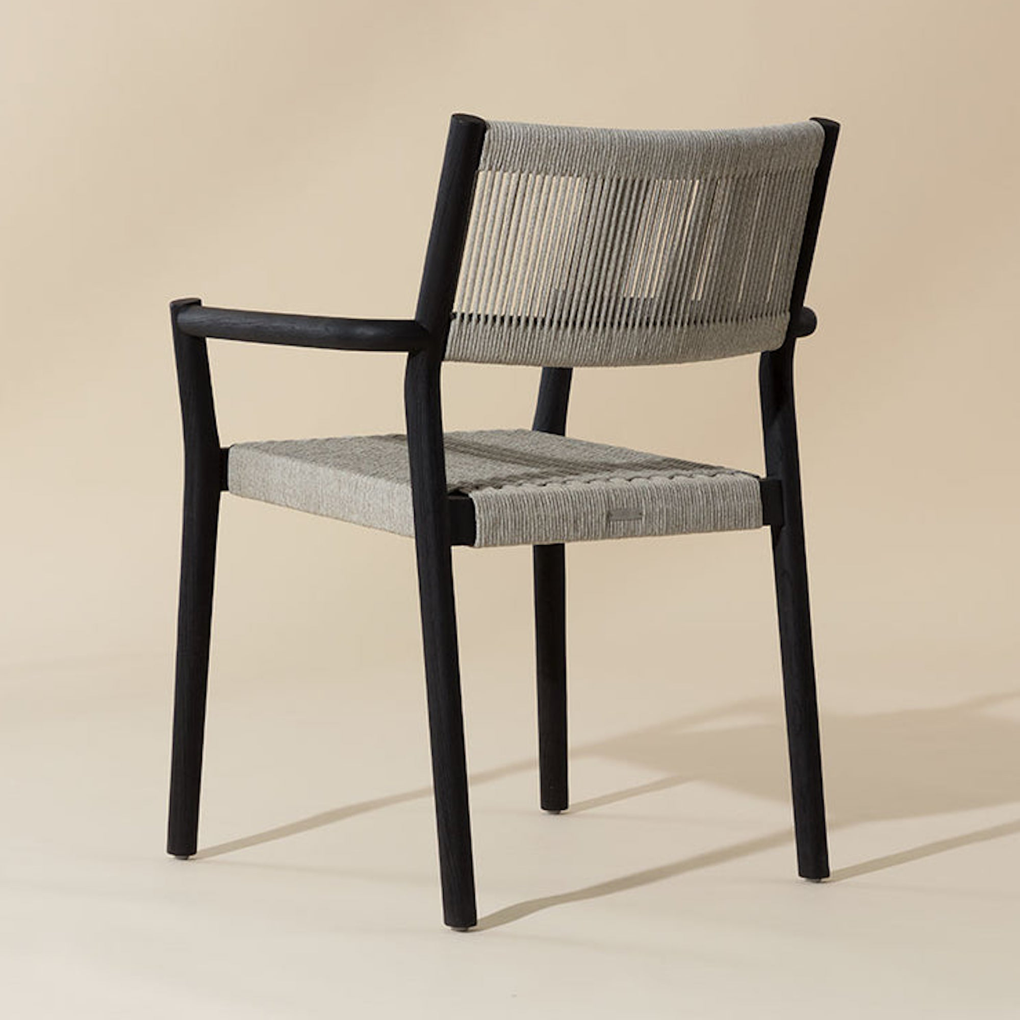 Kavala Stackable Dining Armchair - Charcoal