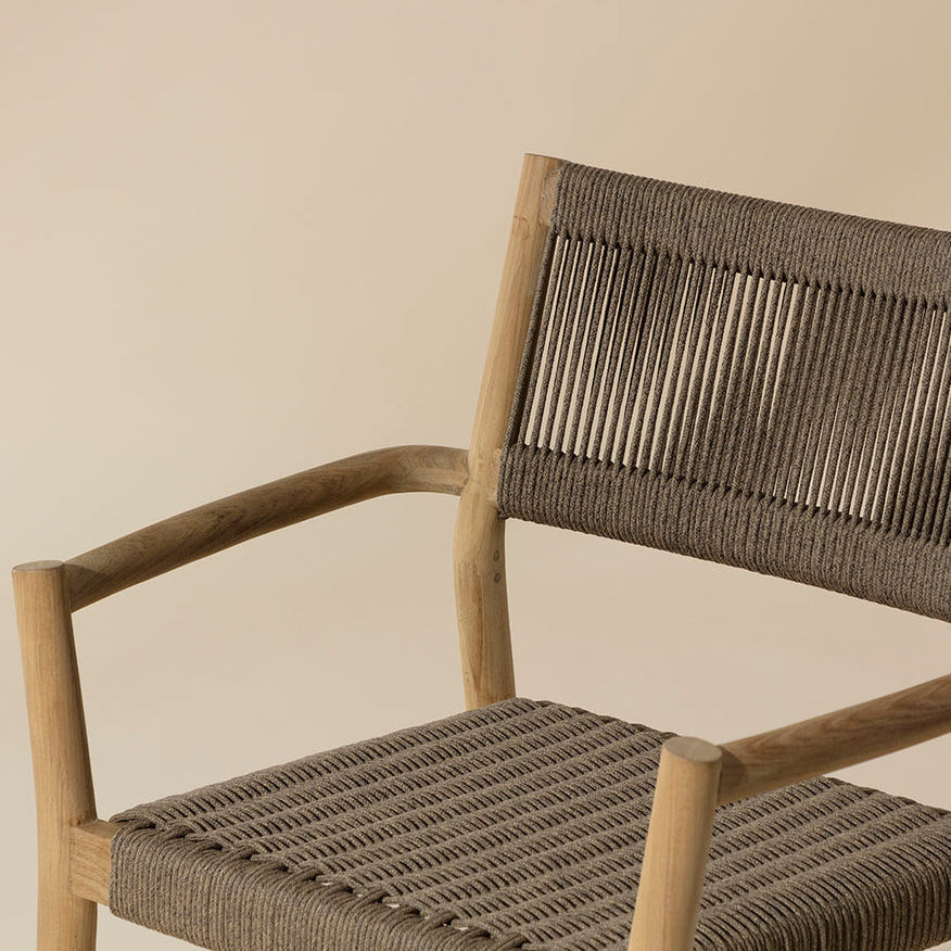 Kavala Stackable Dining Armchair - Natural