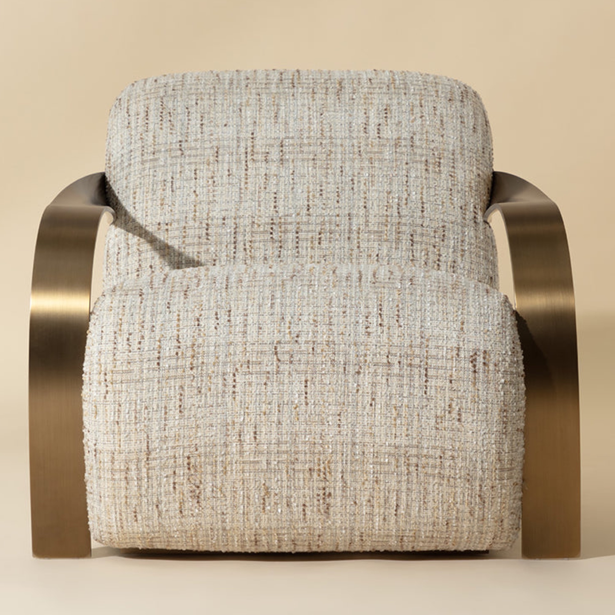 Sonesta Lounge Chair - Antique Brass