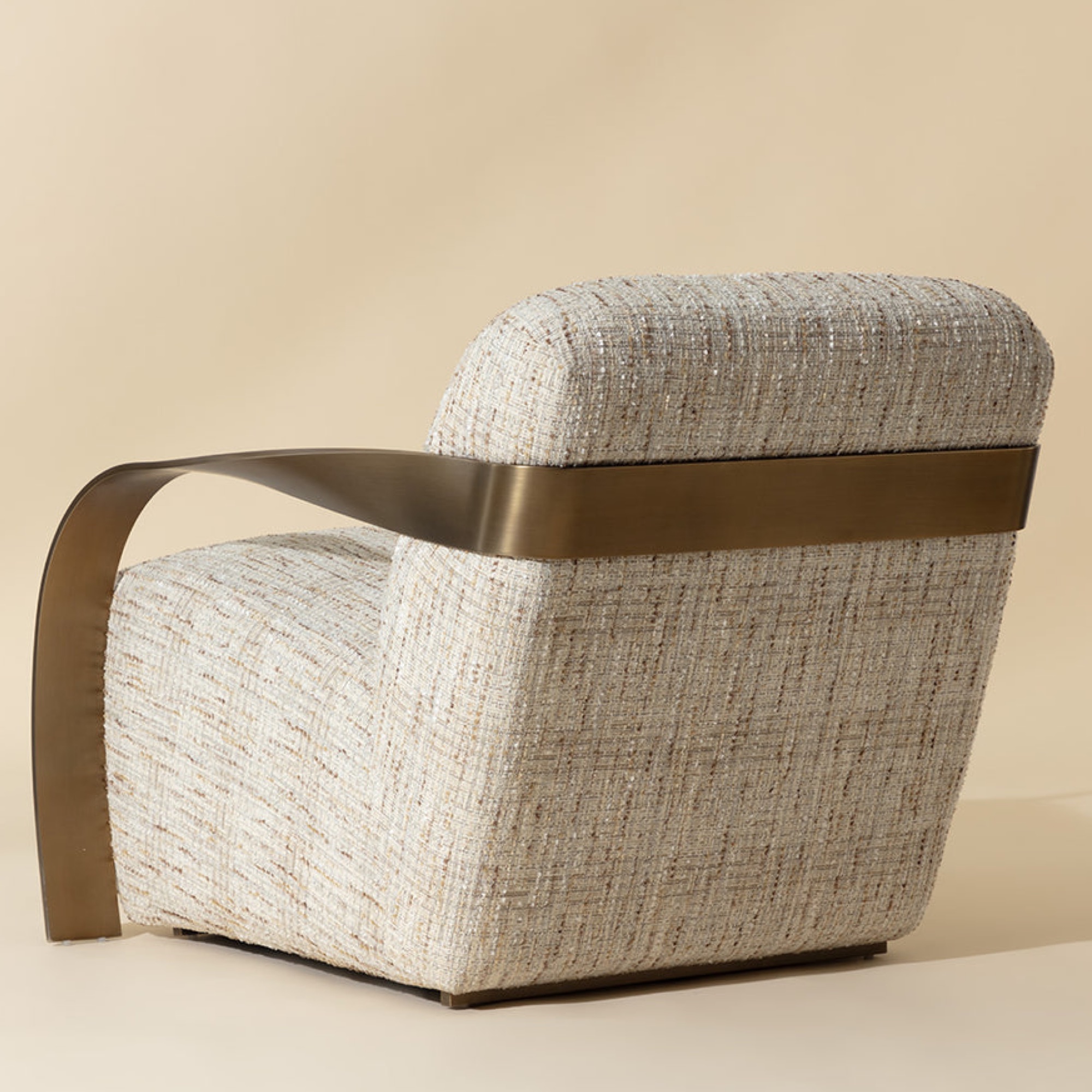 Sonesta Lounge Chair - Antique Brass