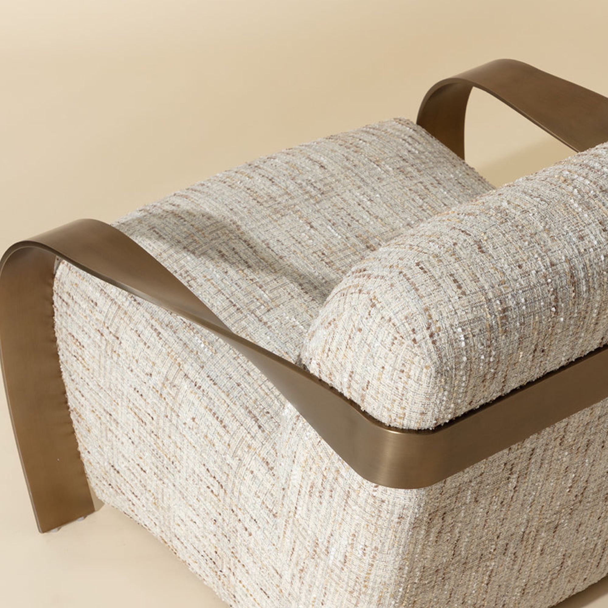 Sonesta Lounge Chair - Antique Brass