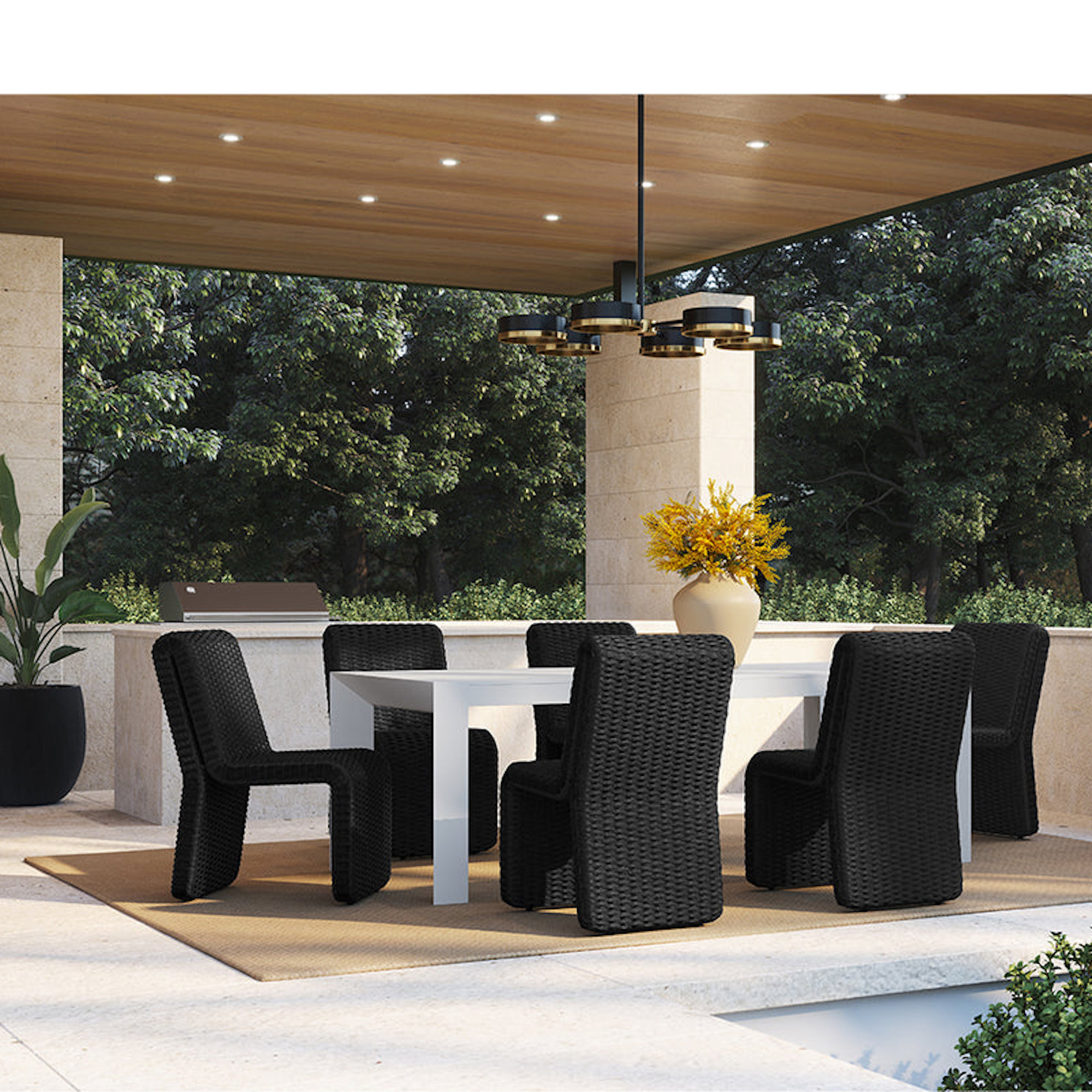 Edessa Dining Chair - Black
