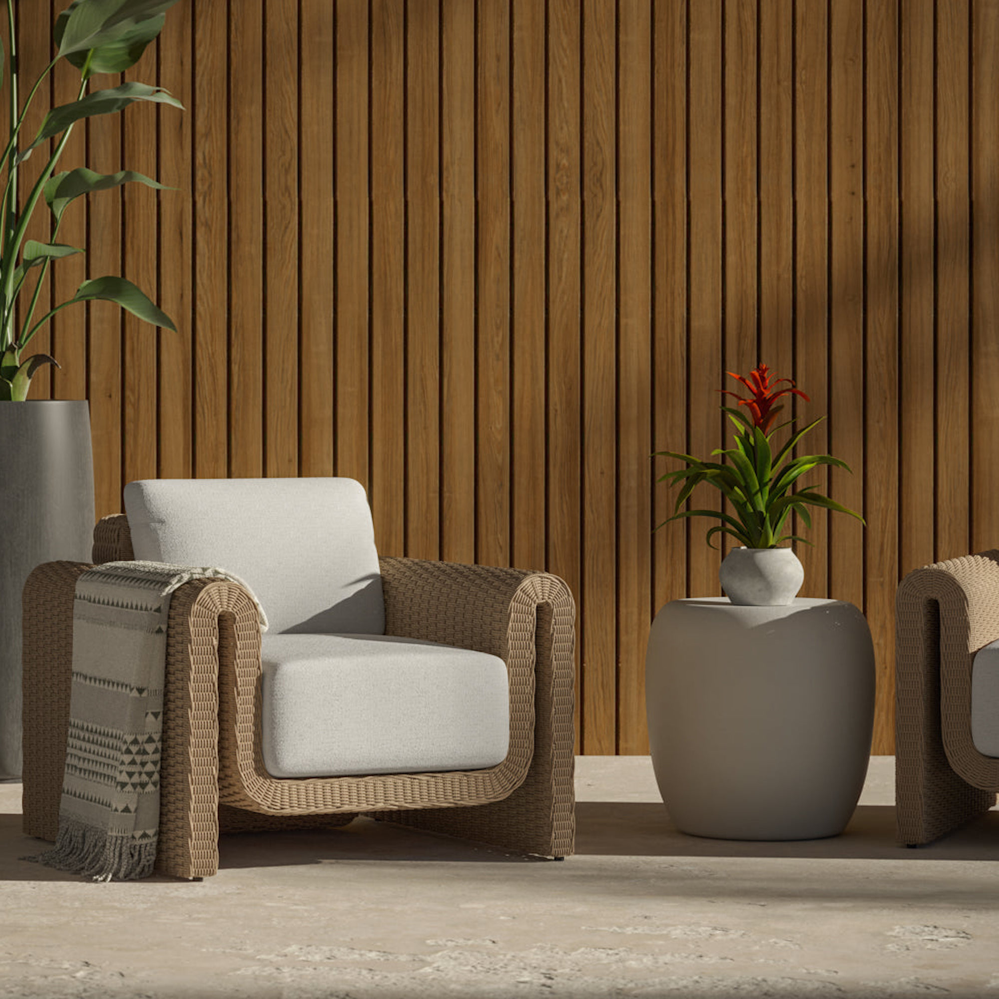Tibi Lounge Chair - Natural