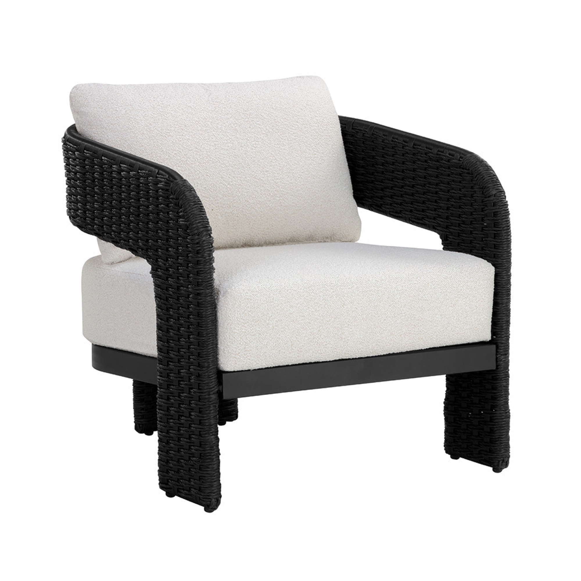 Pylos Lounge Chair - Black