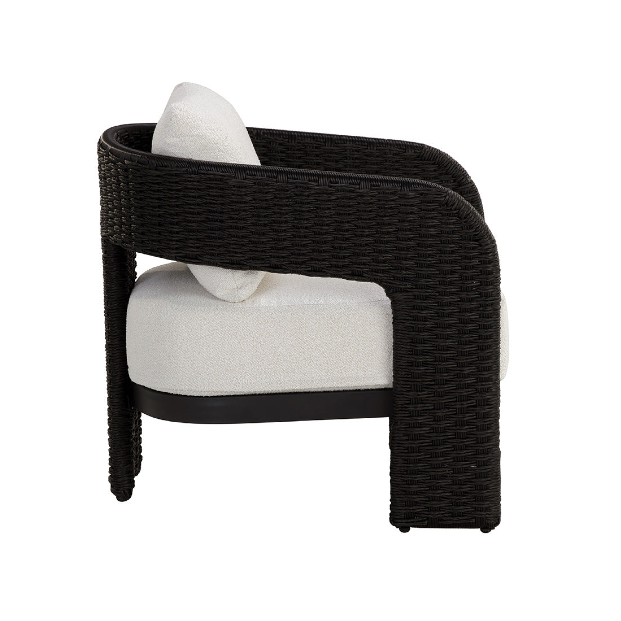 Pylos Lounge Chair - Black