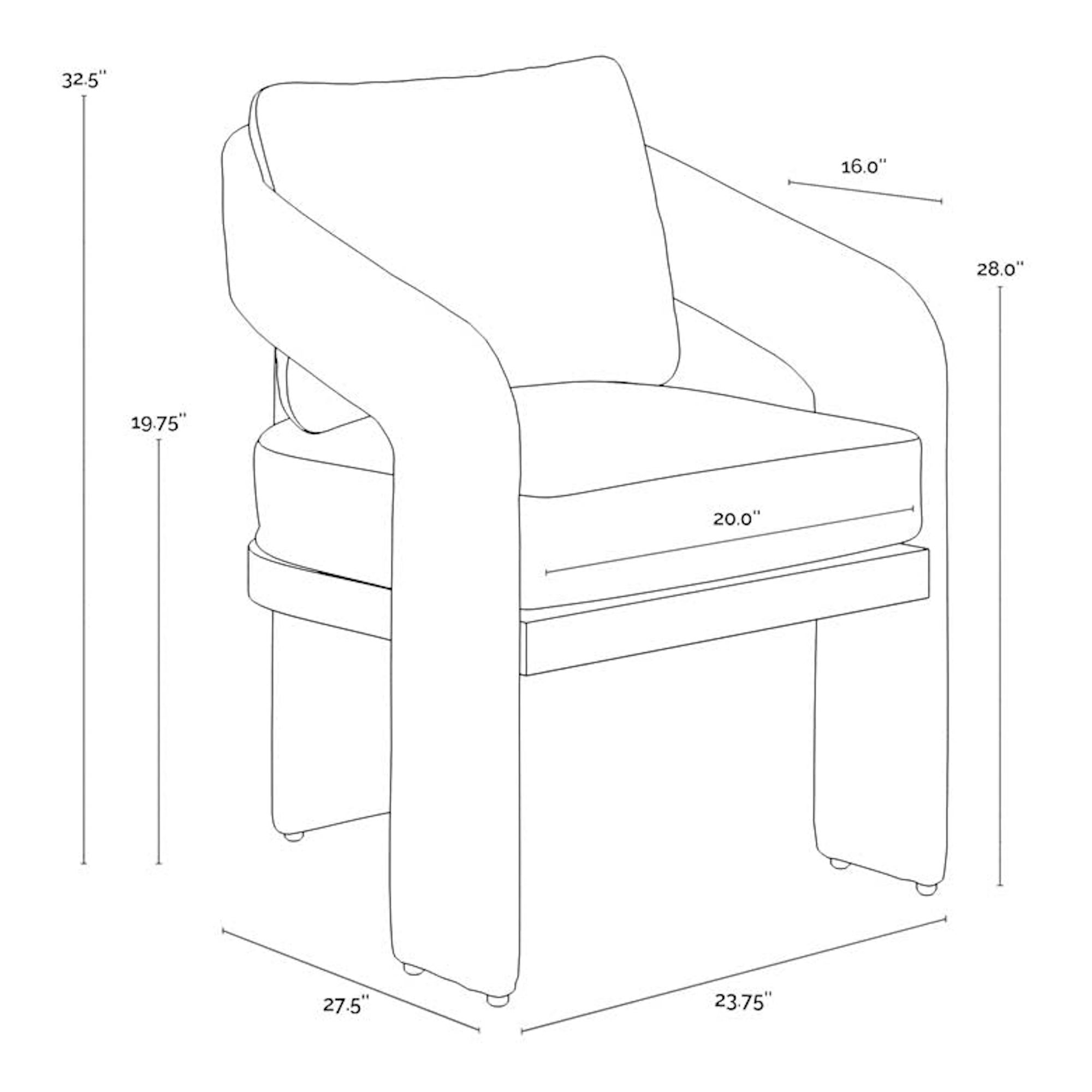 Pylos Dining Armchair - Natural