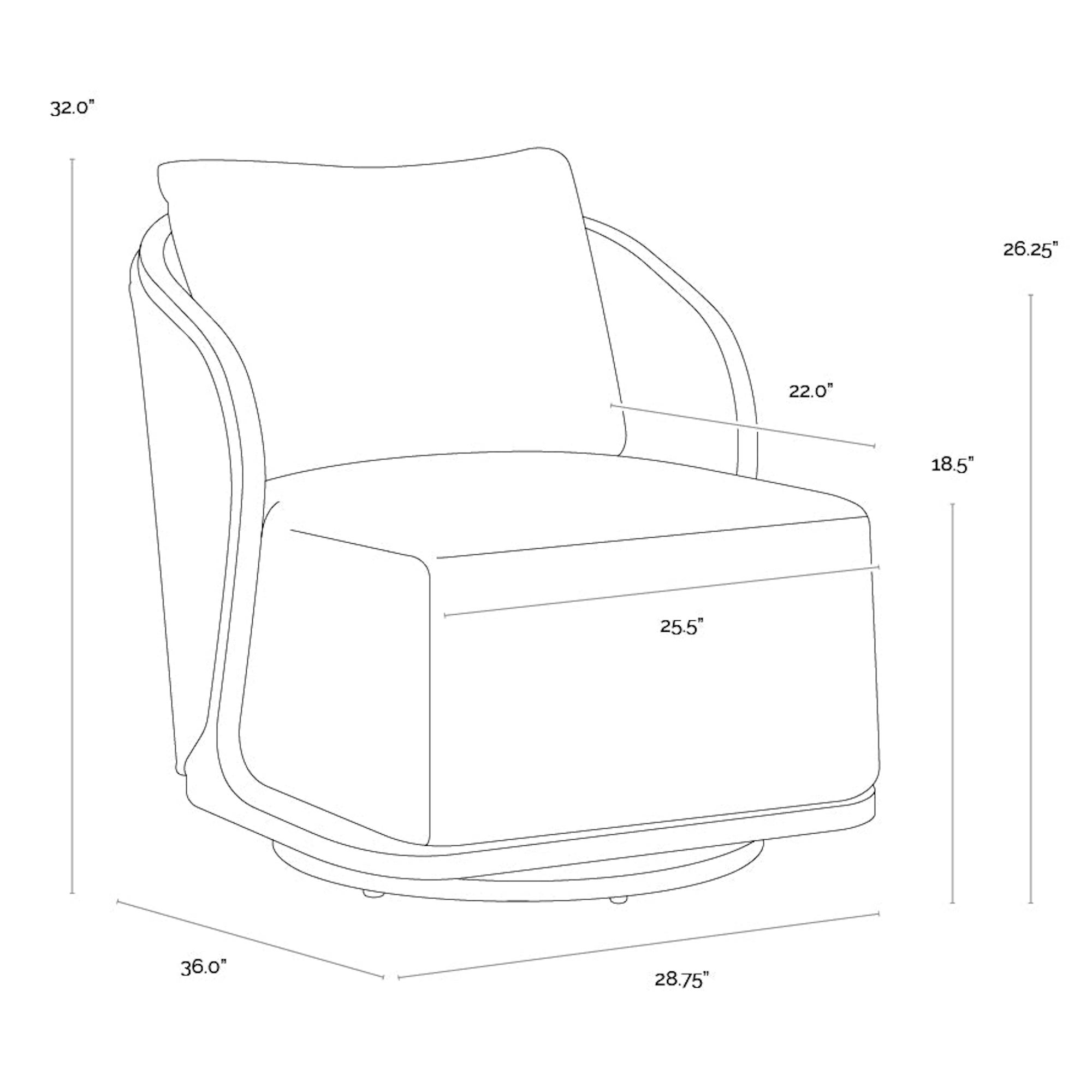 Bora Swivel Lounge Chair