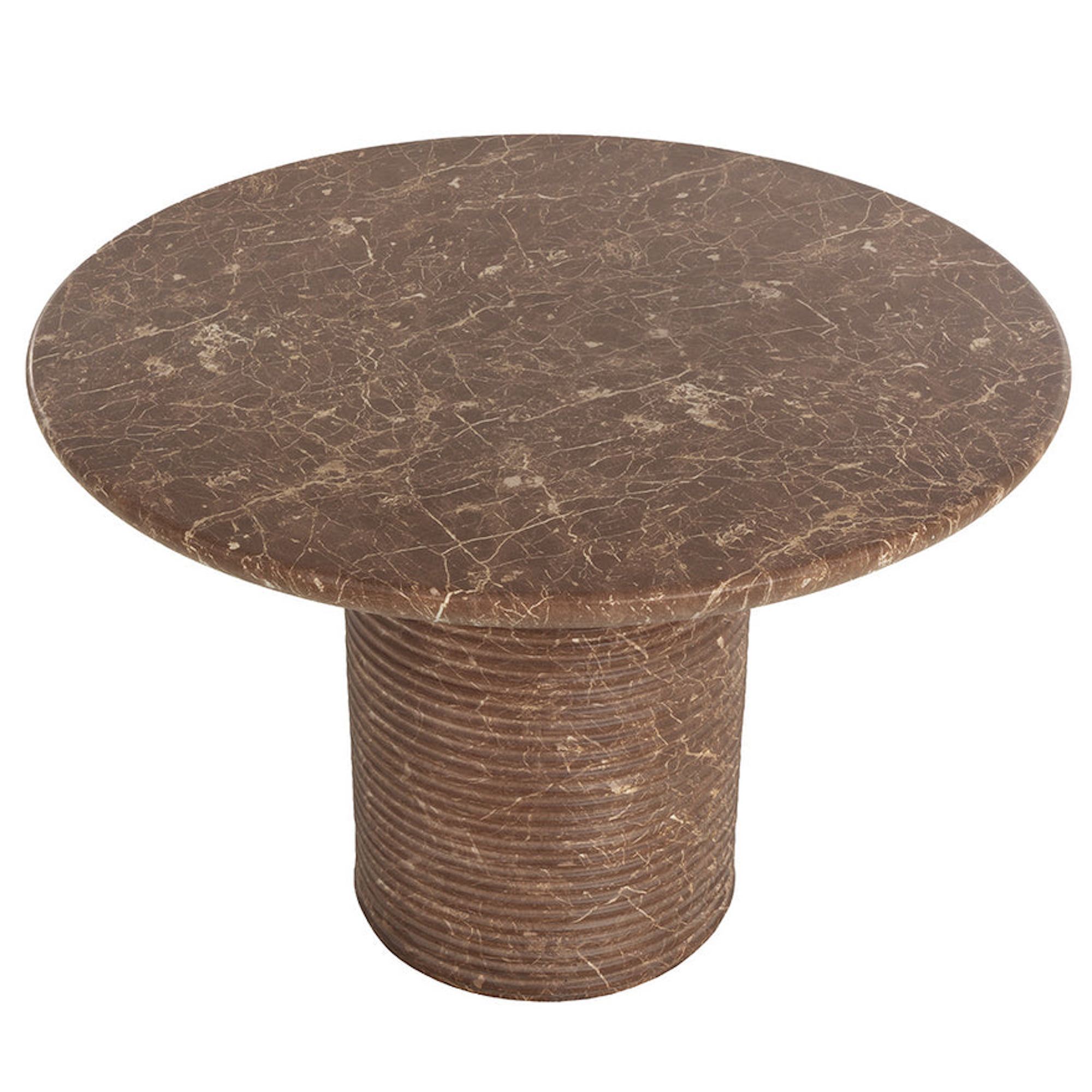 Riva Dining Table - Mocha Marble Look 43"