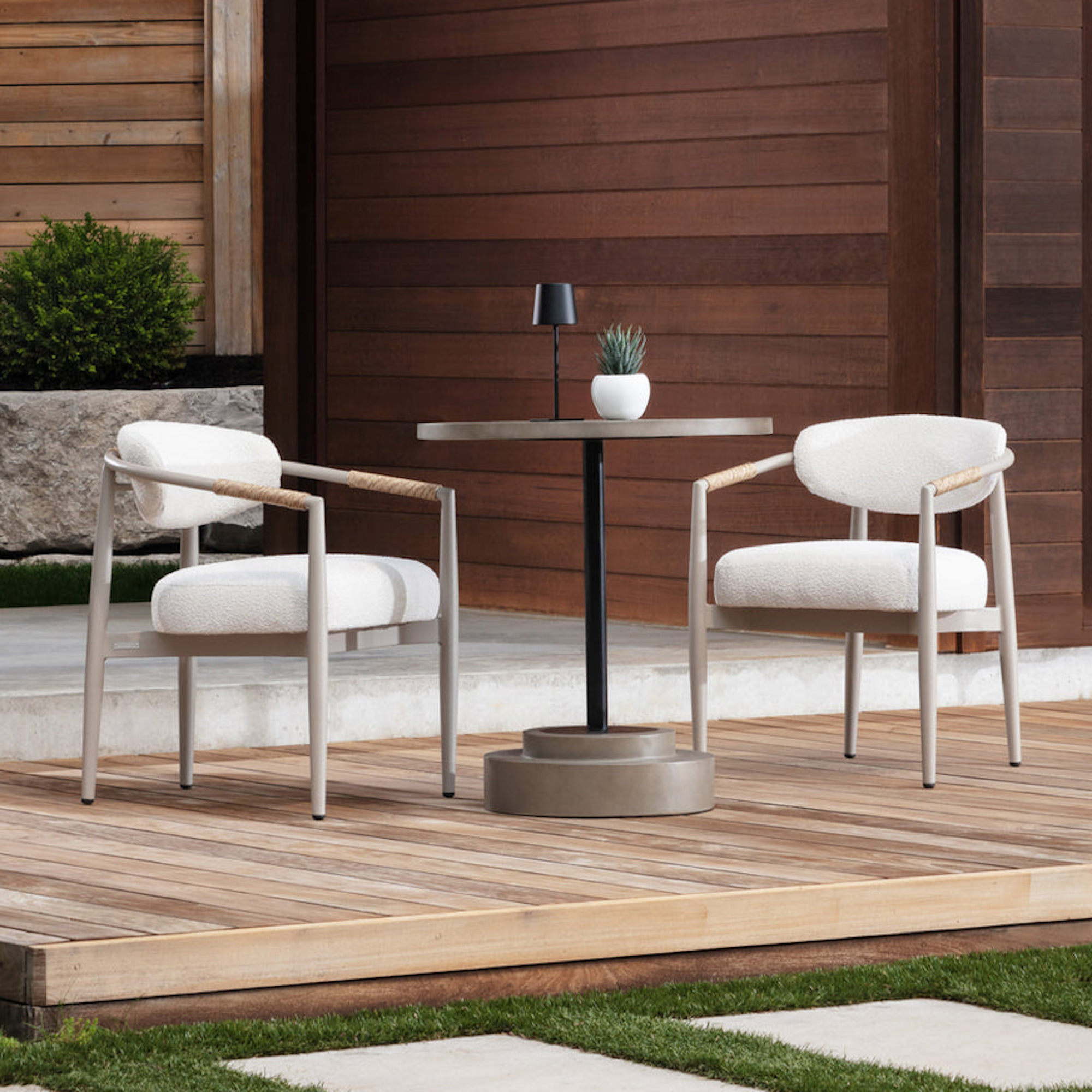 Marita Dining Armchair - Greige